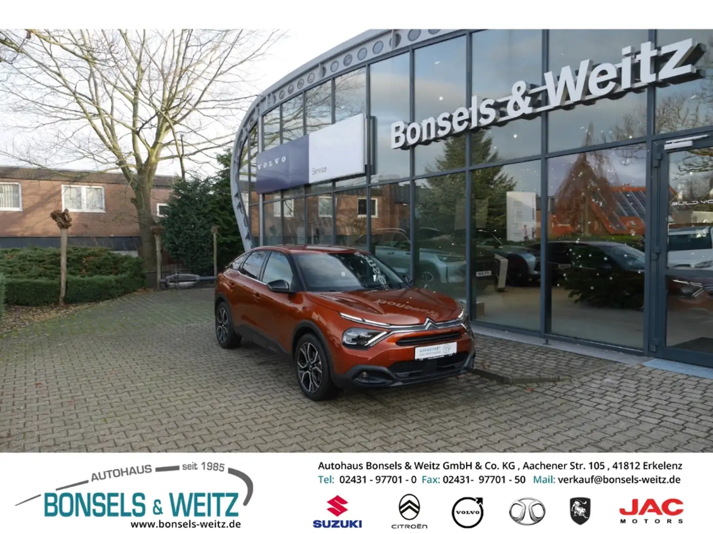 Citroen C4 e - Shine ELECTRIC SHINE 136 HUD Navi LED Apple Ca Orange - 1