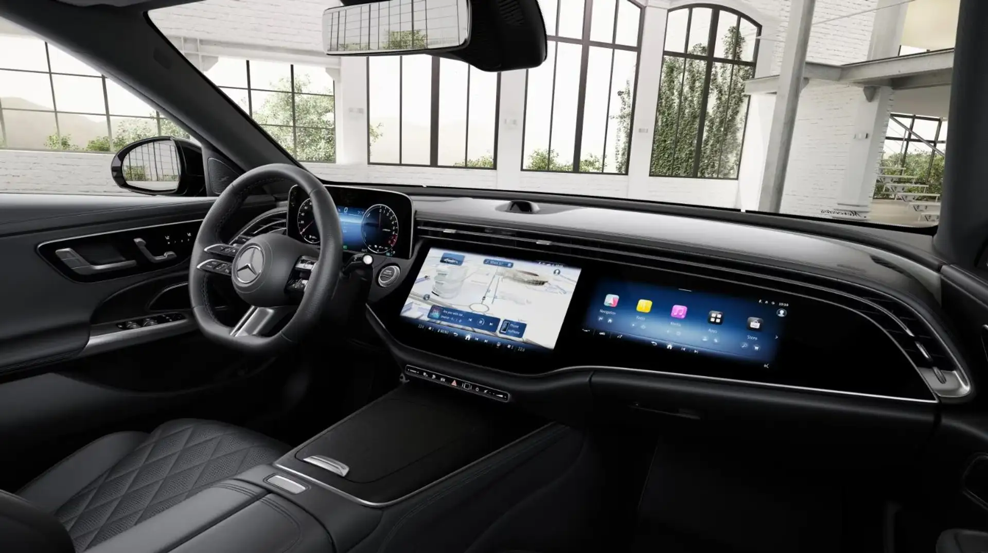 Mercedes-Benz E 400 e 4MATIC AMG Line / Superscreen / Stoelventilatie Schwarz - 2