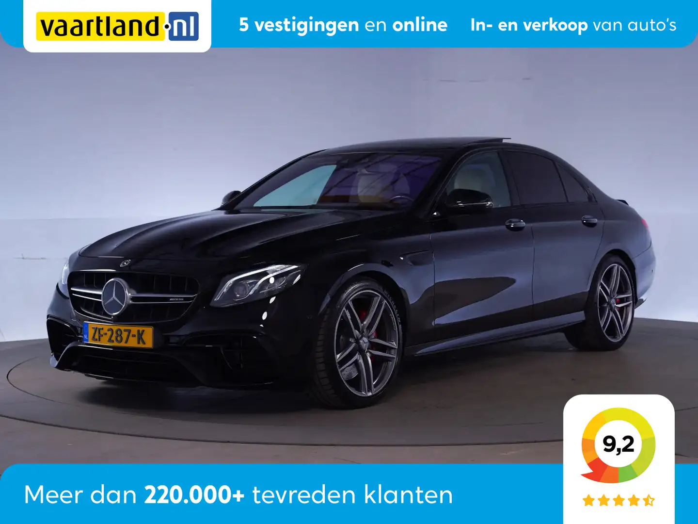 Mercedes-Benz E 63 AMG S 4MATIC+ - Dealer onderhouden! [ Panorama Burmest Zwart - 1