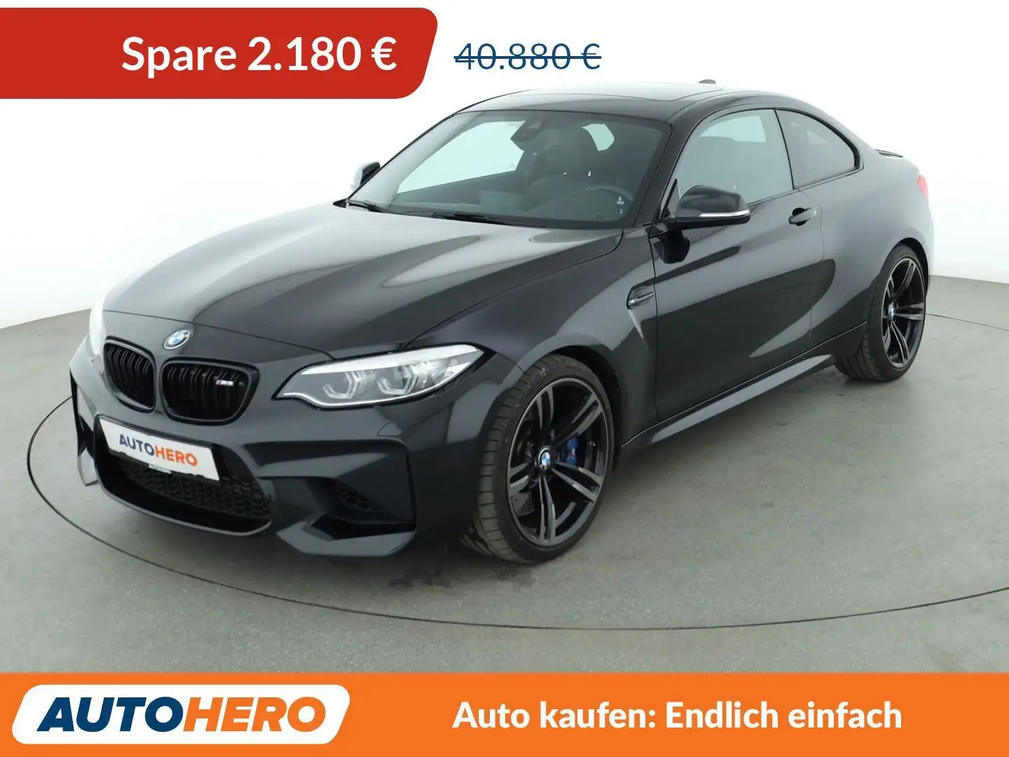 BMW M2 M2 Aut.*NAVI*LED*TEMPO*PDC*H&K*SHZ* Black - 1