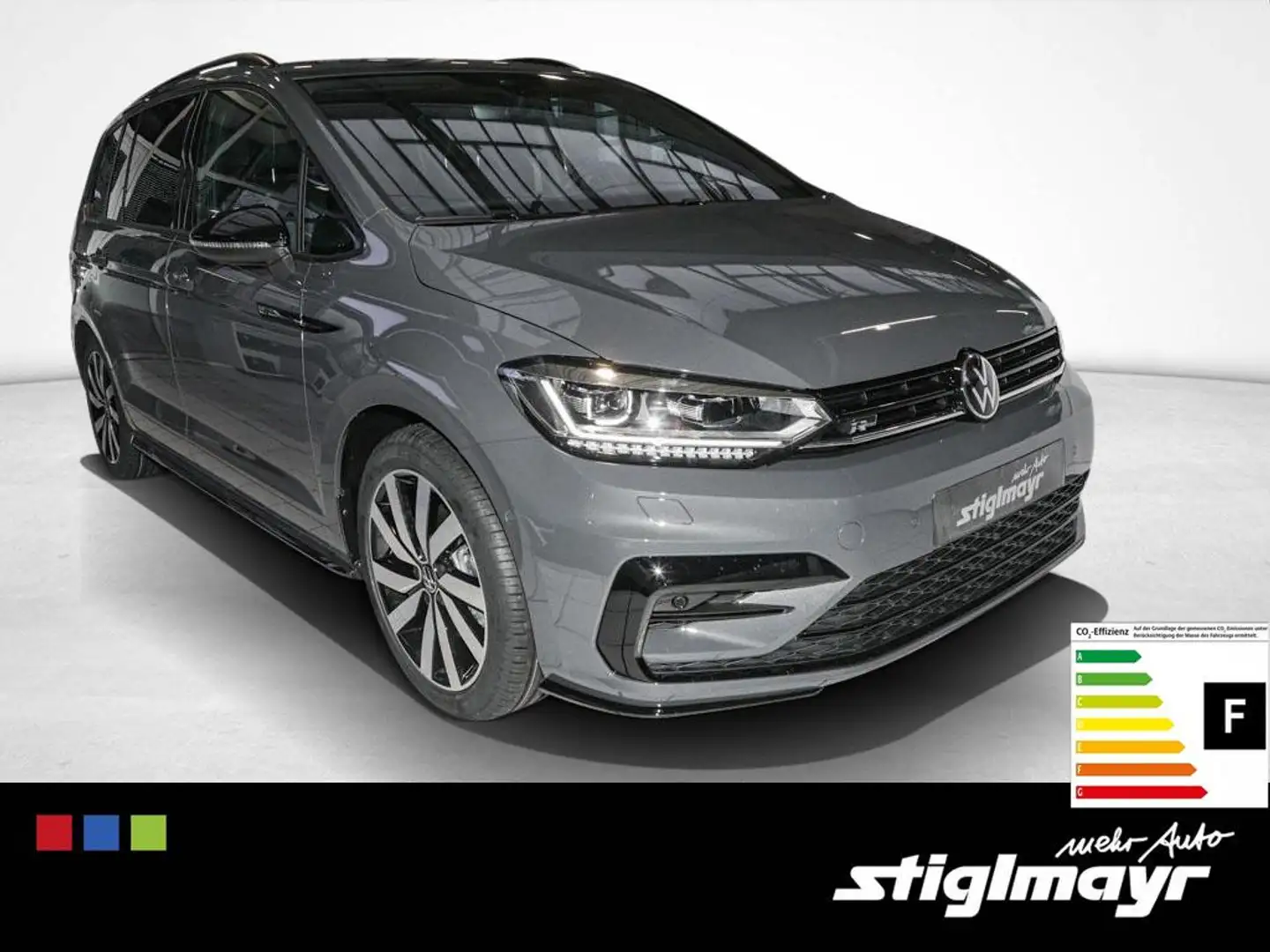 Volkswagen Touran Highline 1,5 TSI DSG AHK Standhzg Alu-18 Gris - 1