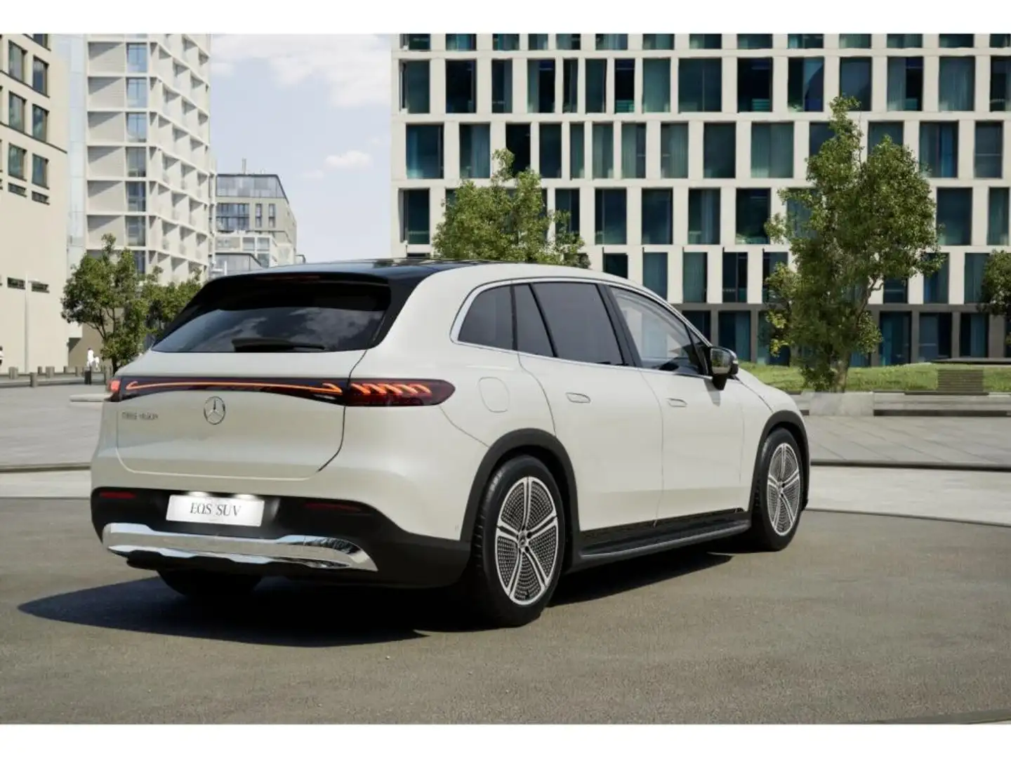 Mercedes-Benz EQS SUV EQS 450+ SUV Hyper/Pano/Burm/Sitzklima/TV-Fond Weiß - 2
