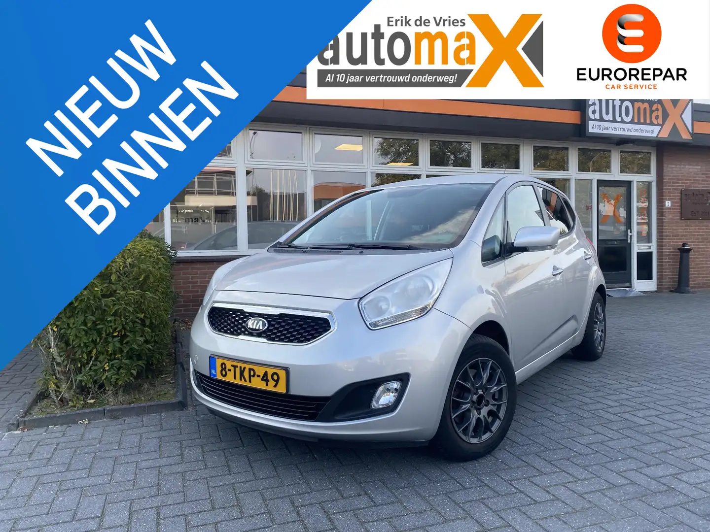 Kia Venga 1.6 CVVT ExecutiveLine |Dealer onderhouden!| Grijs - 1