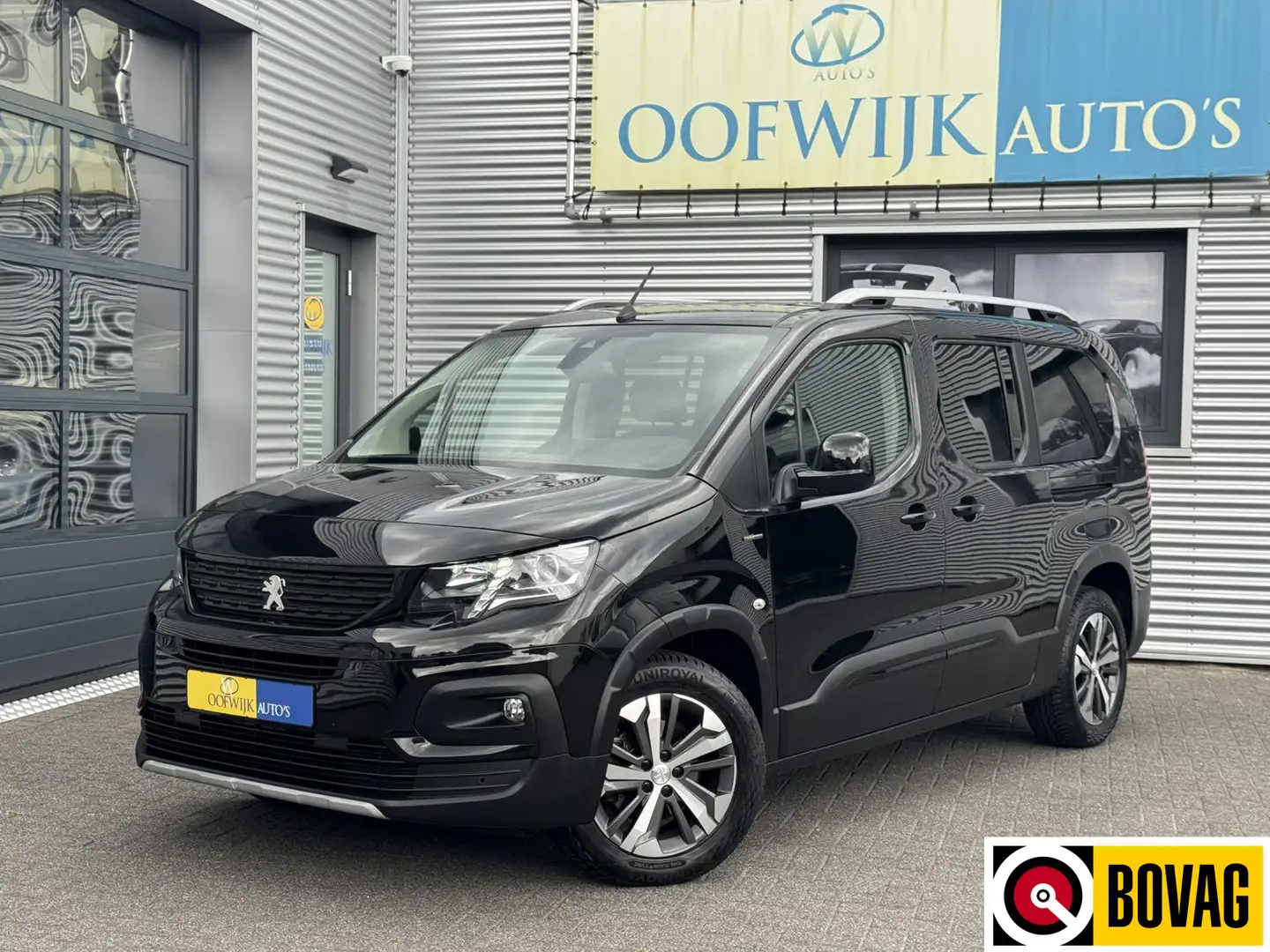 Peugeot Rifter Long 1.2 Puretech Long GT-Line 7p. Clima Camera Schwarz - 1