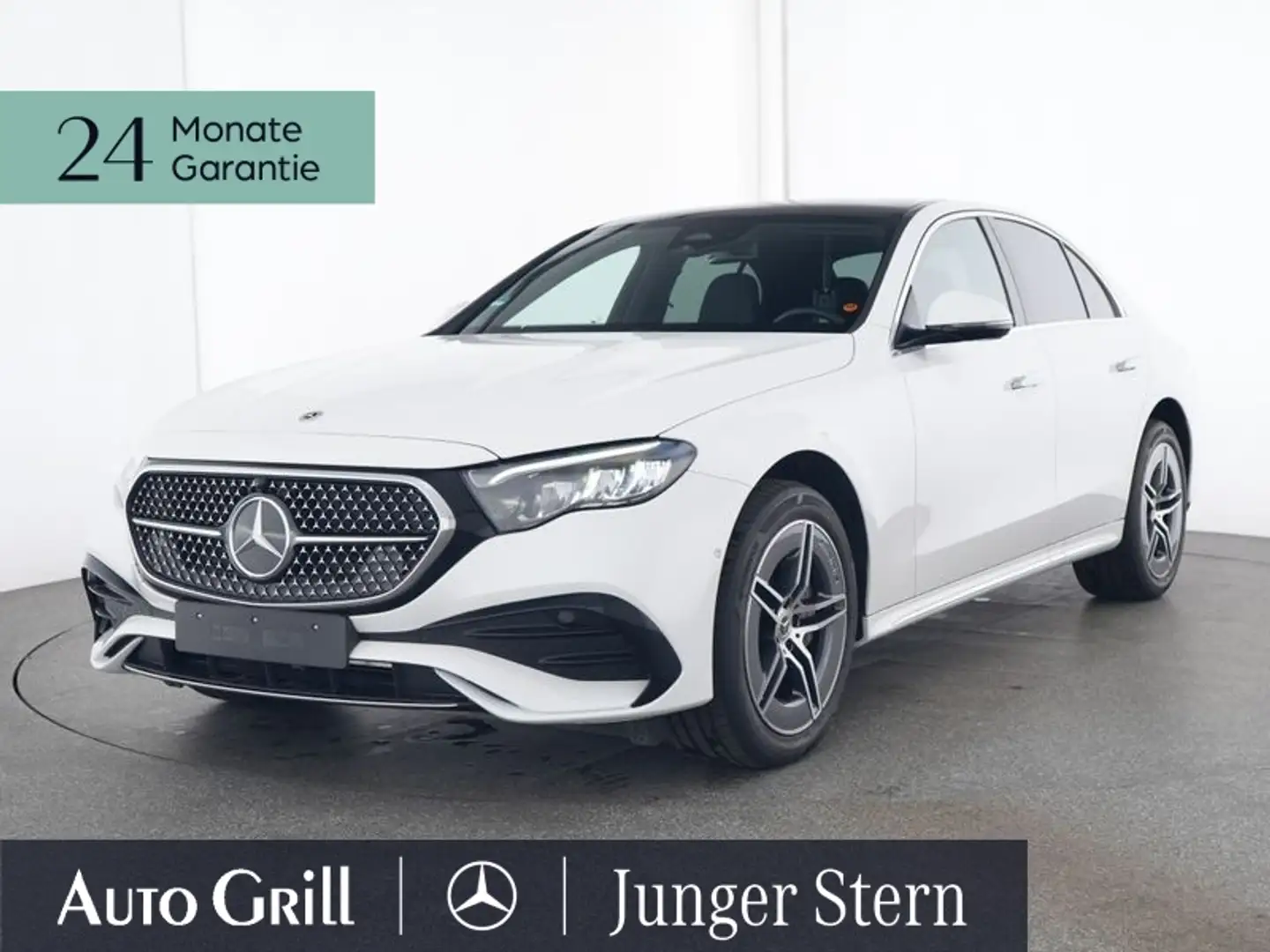 Mercedes-Benz E 220 d AMG Superscreen AIRMATIC HAL Stdhz Leder Weiß - 1