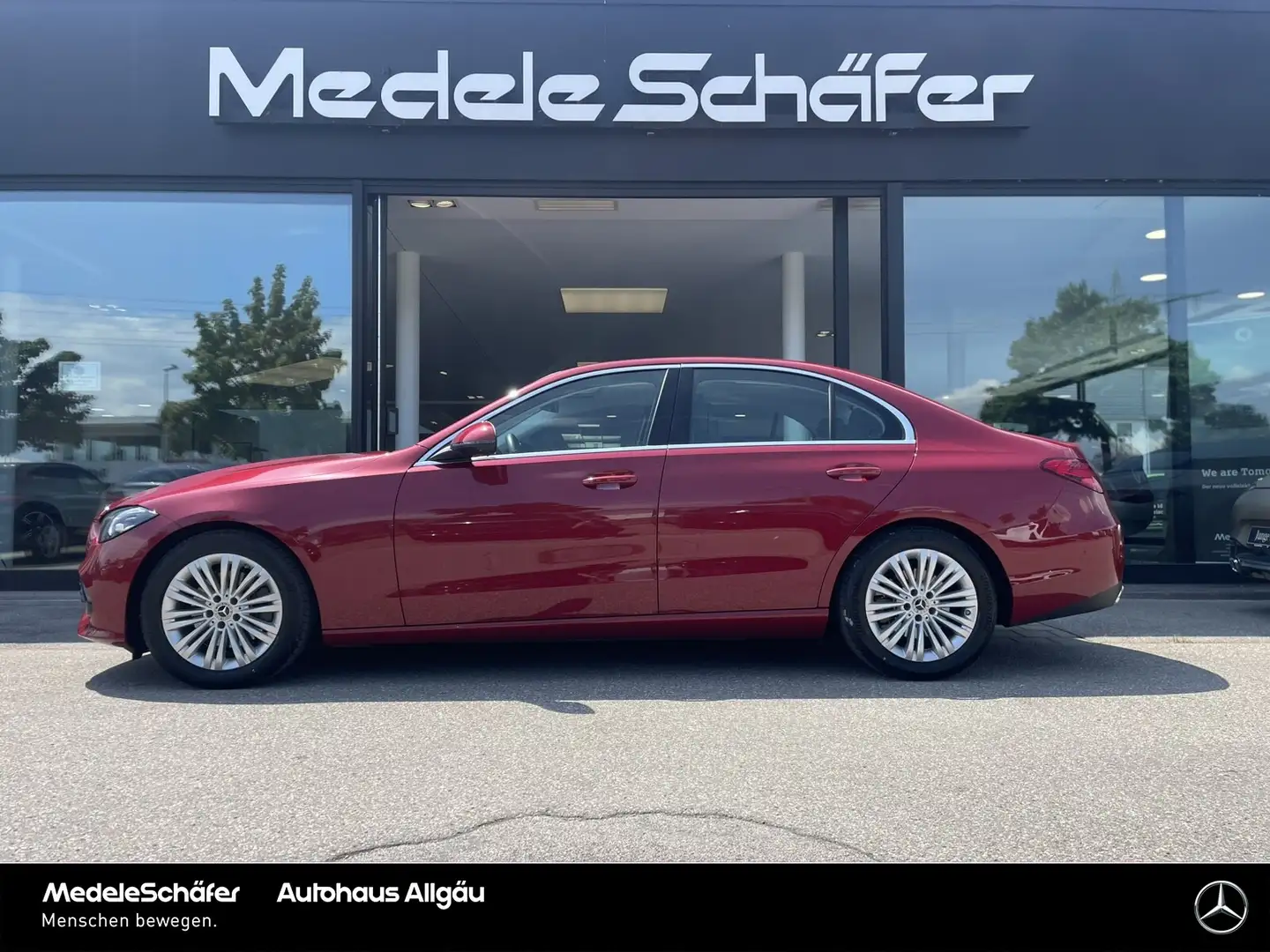 Mercedes-Benz C 200 C 200 Avantgarde Pano AHK 360° Vorr.-Distronic Rot - 2