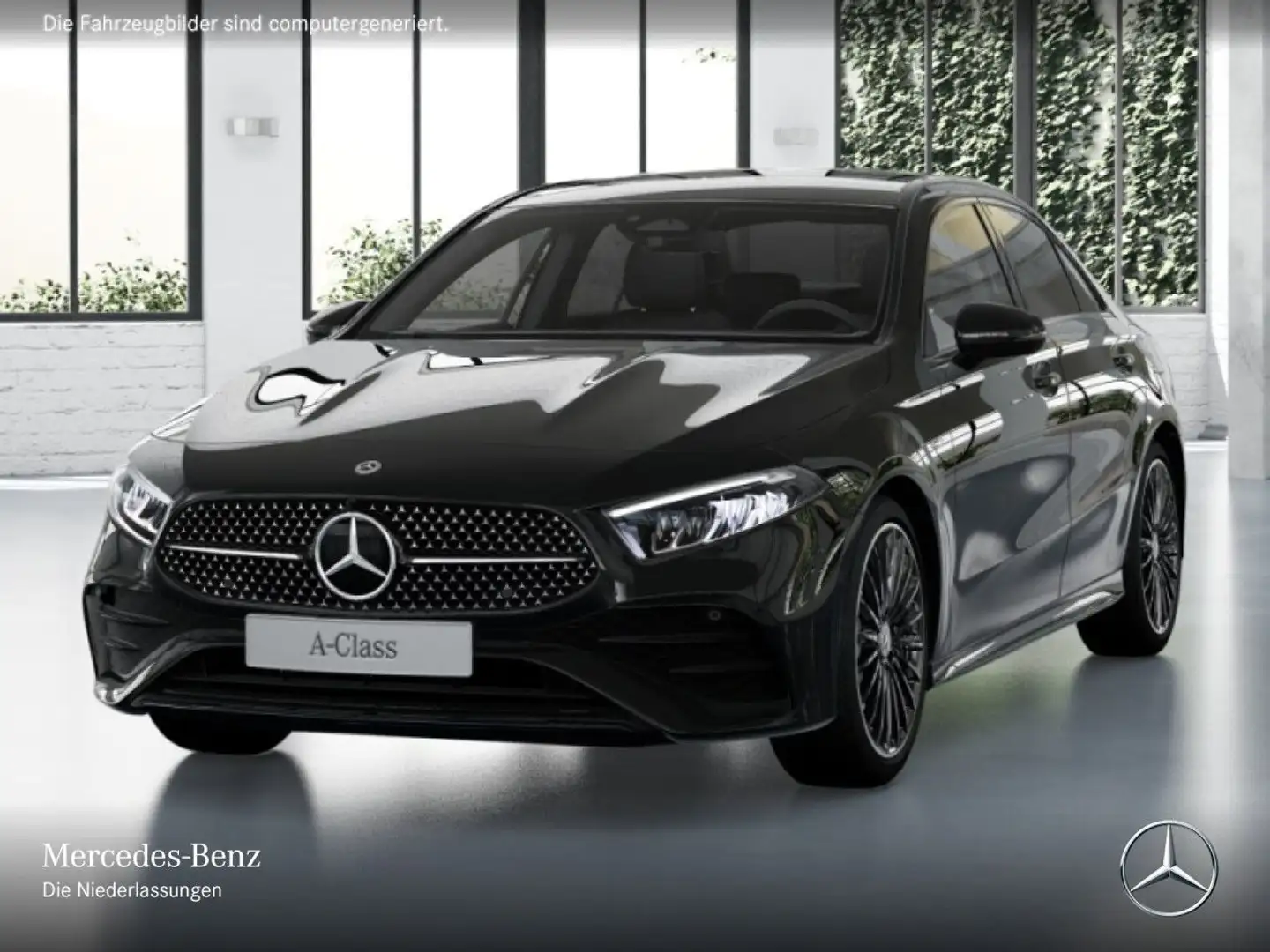 Mercedes-Benz A 250 e Lim AMG+NIGHT+PANO+LED+KAMERA+TOTW+8G Schwarz - 2