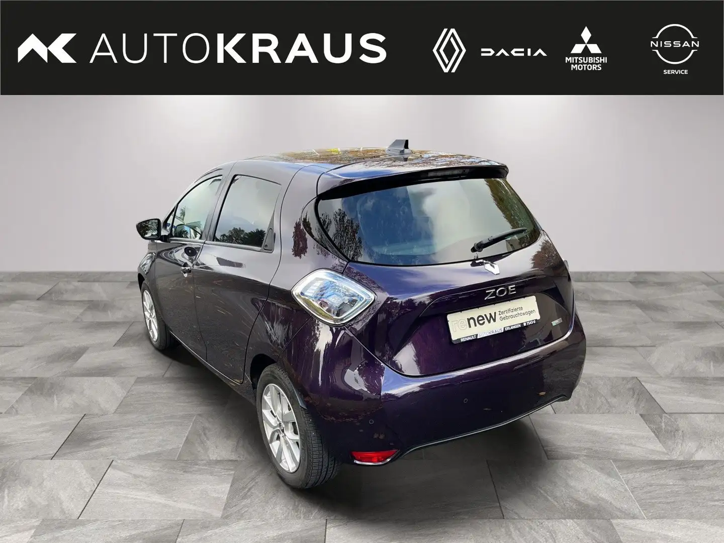 Renault ZOE Life mit LIMITED-Paket 41kwh AKKU Violett - 2