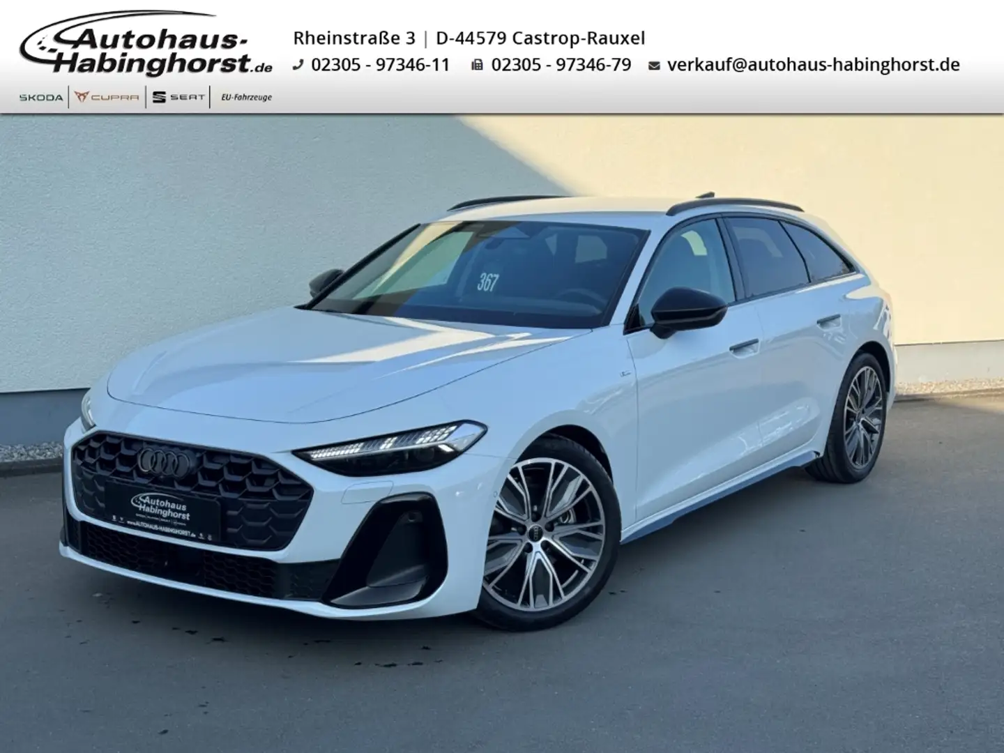 Audi A5 Avant 35 TFSI S-Tronic S-Line ACC LED 360 Navi Kli Bianco - 1