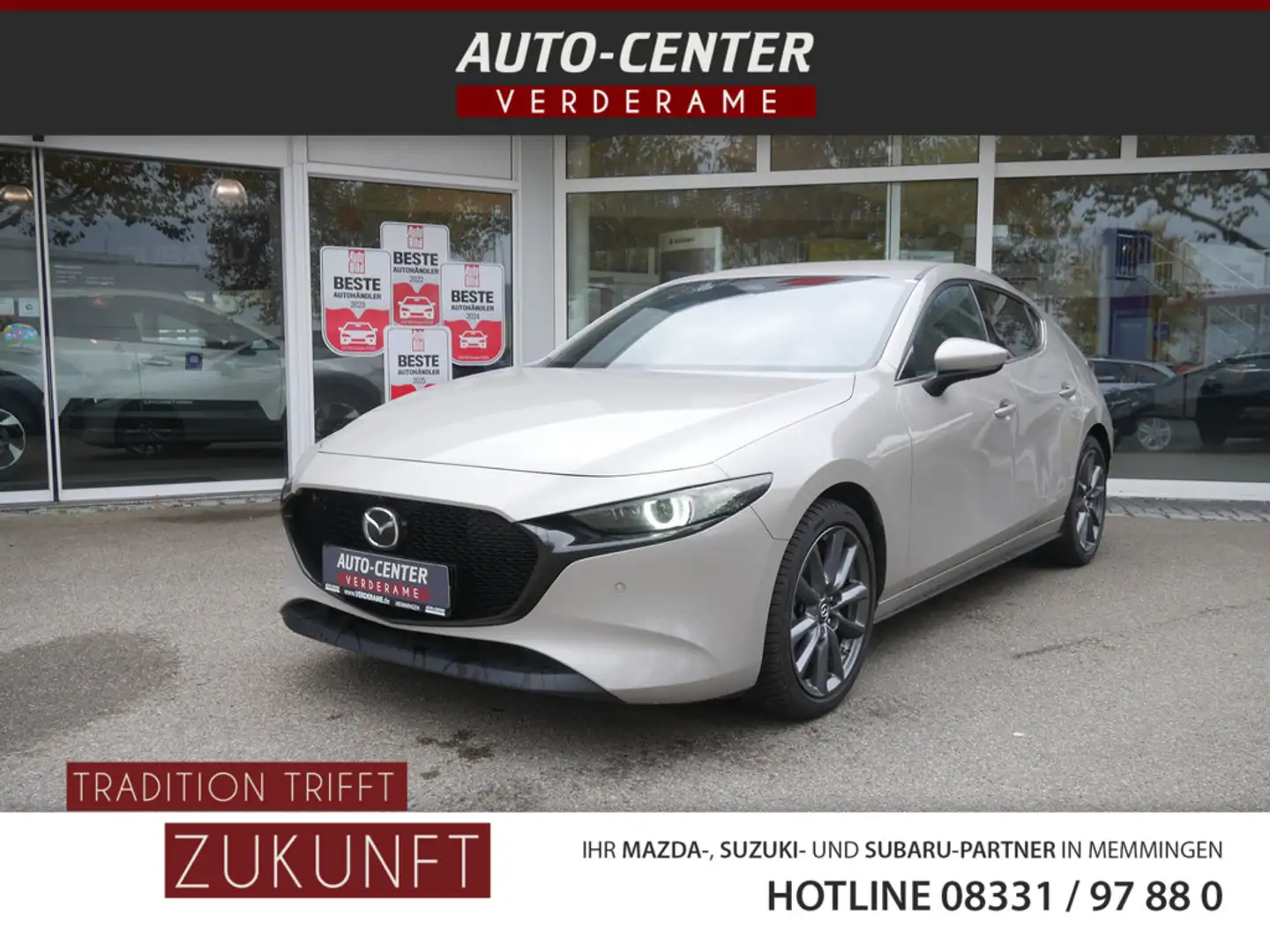 Mazda 3 e-SKYACTIV-G 140 Takumi ACC HUD MATRIX-LED Beige - 1