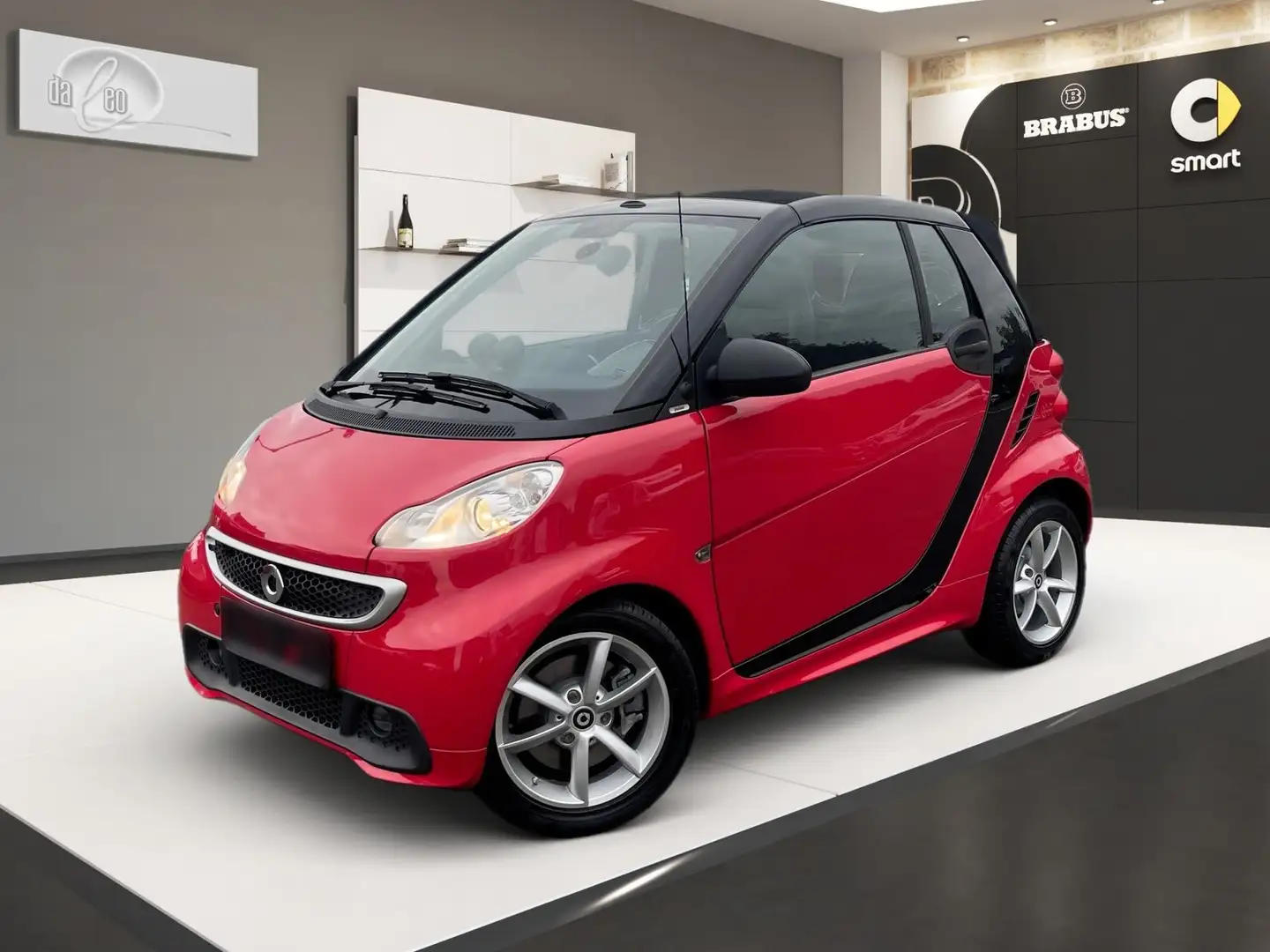 smart forTwo 62kW Pulse Navi Klima Schaltwippen 1.Hand Rouge - 1