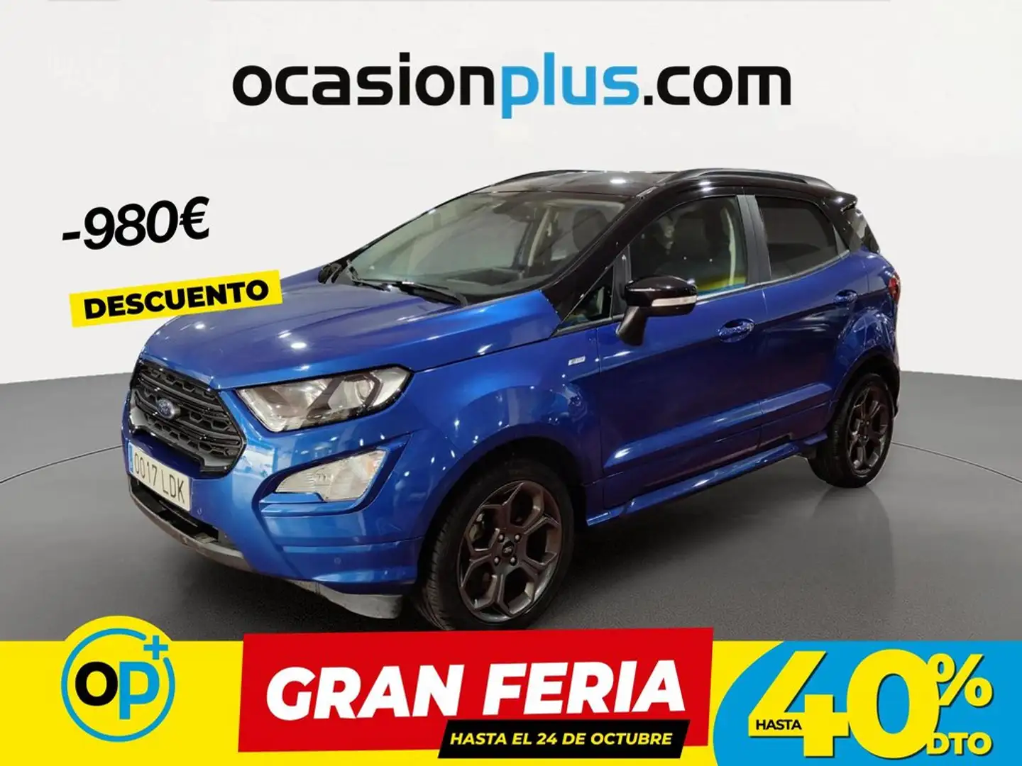 Ford EcoSport 1.0 EcoBoost ST Line 125 Azul - 1