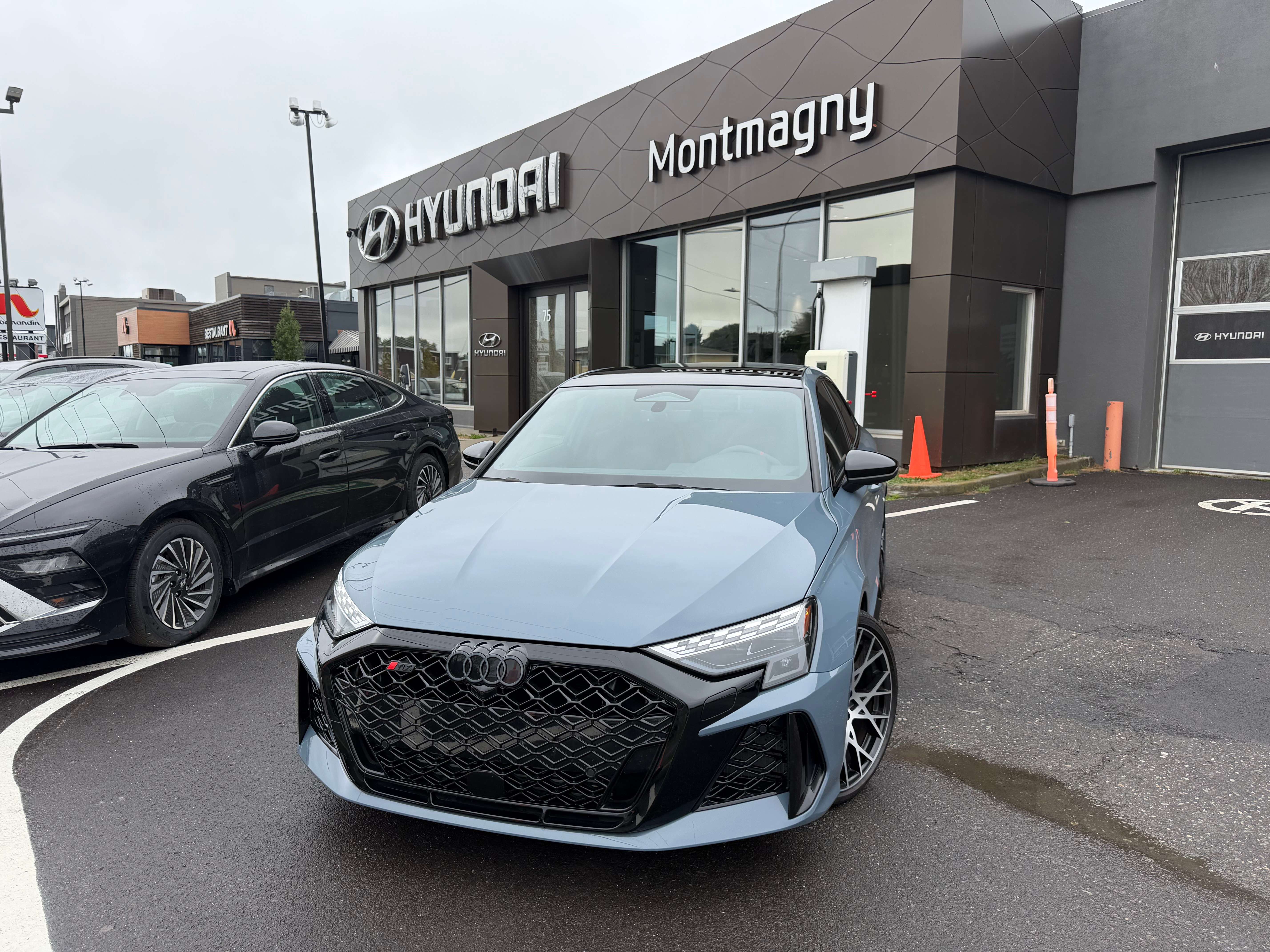 Gray 2026 Audi RS 3 Sedan All-Wheel Drive 7-Speed Automatic