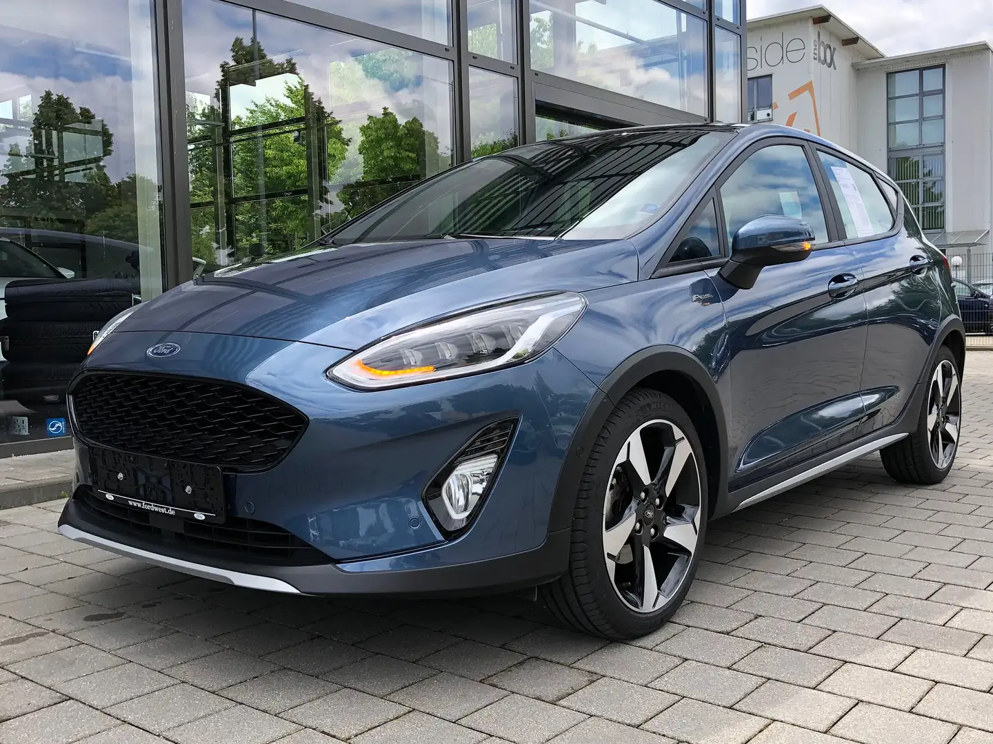 Ford Fiesta 177 Fiesta 1.0 EcoBoost Hybrid MHEV Active X Blau - 2
