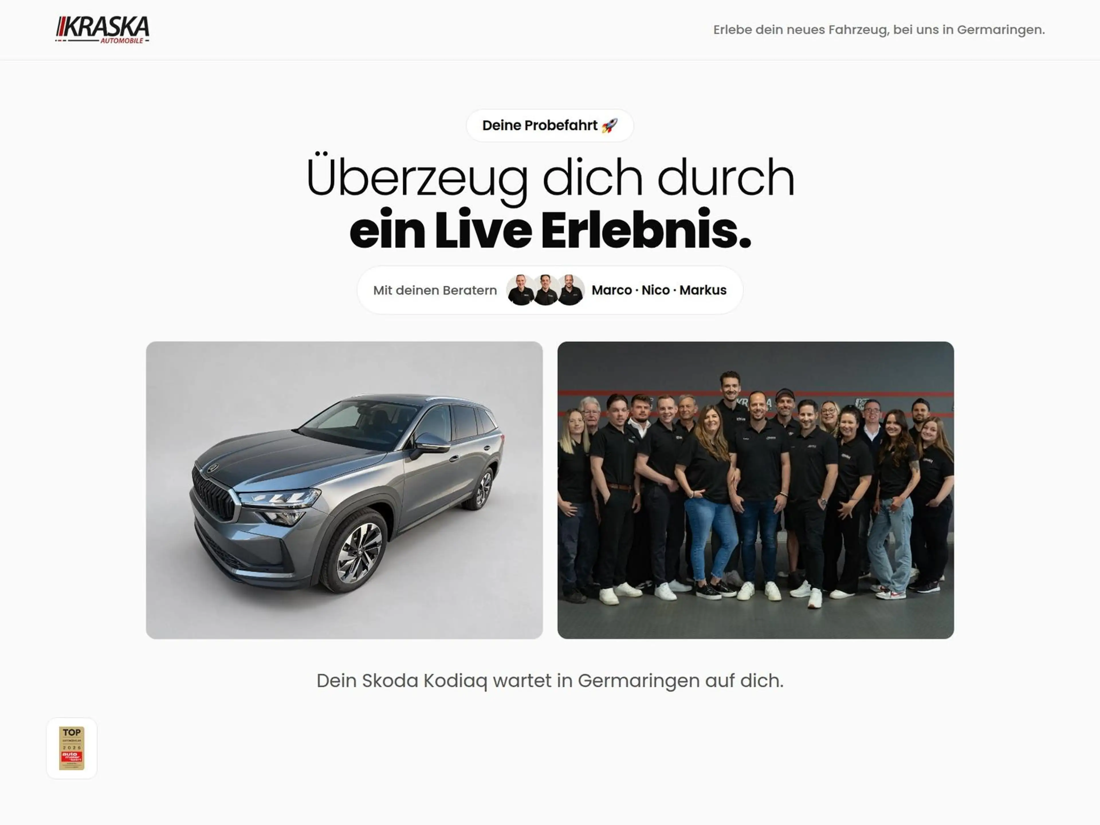 Skoda Kodiaq 2.0 TDI DSG 4x4 Selection 7 Sitzer AHK — photo 9
