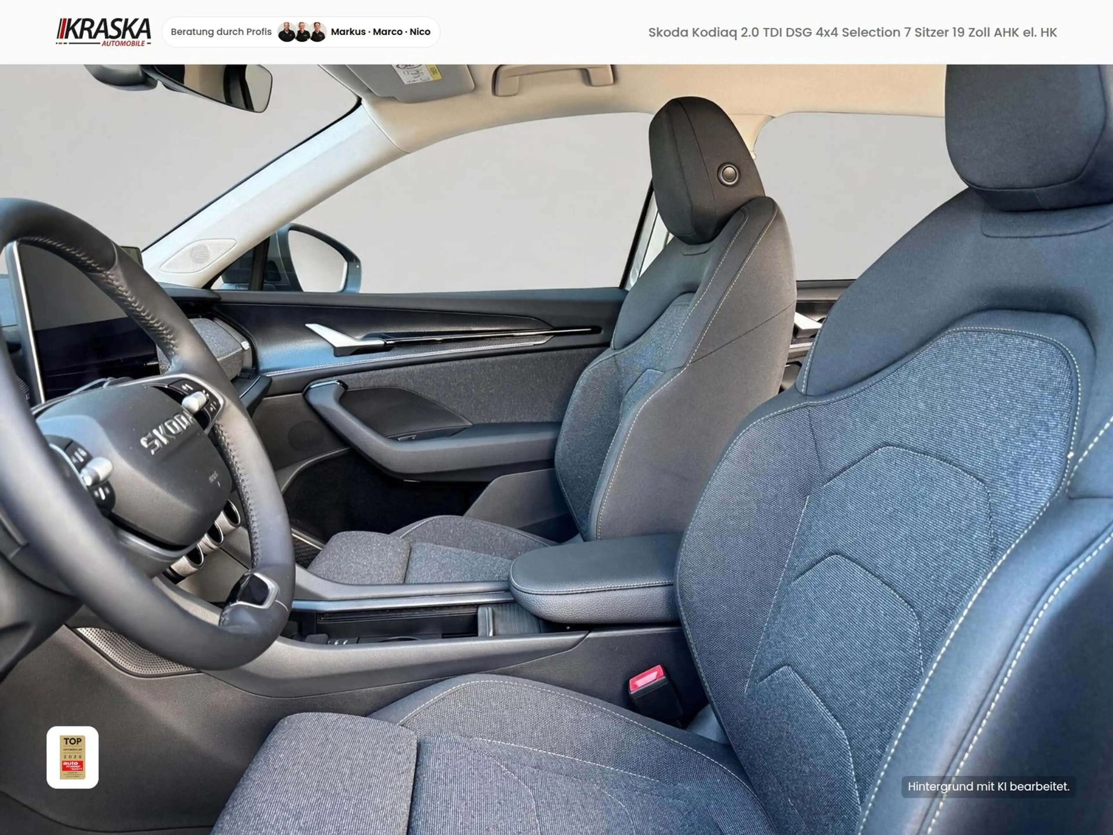 Skoda Kodiaq 2.0 TDI DSG 4x4 Selection 7 Sitzer AHK — photo 4