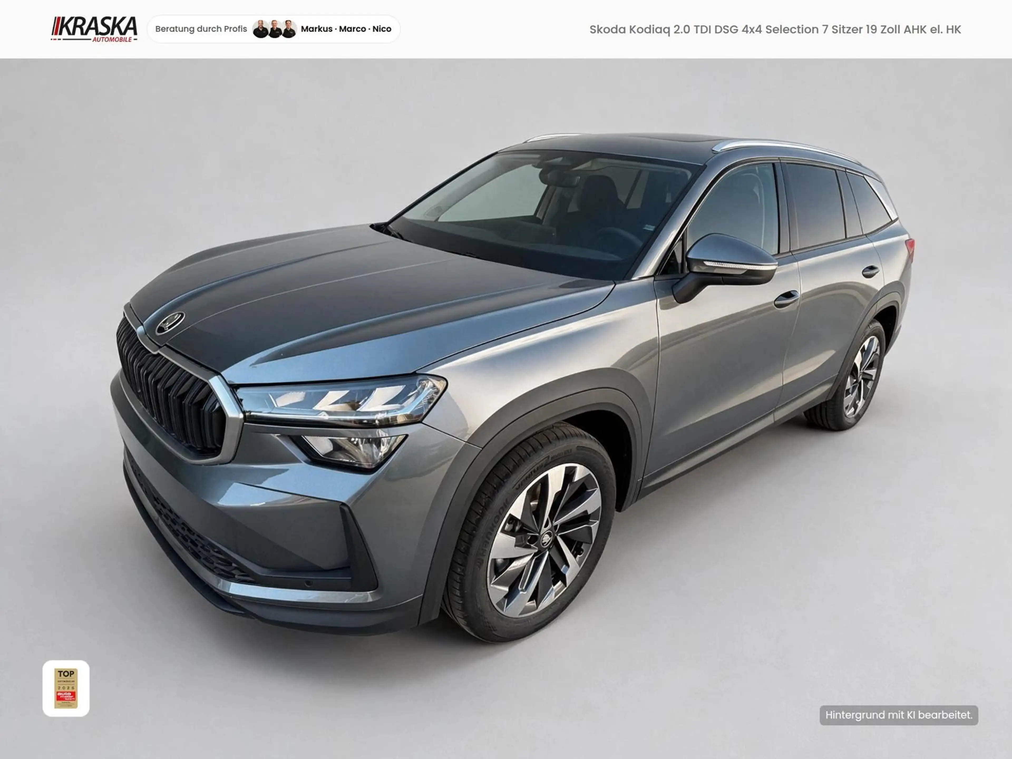 Skoda Kodiaq 2.0 TDI DSG 4x4 Selection 7 Sitzer AHK
