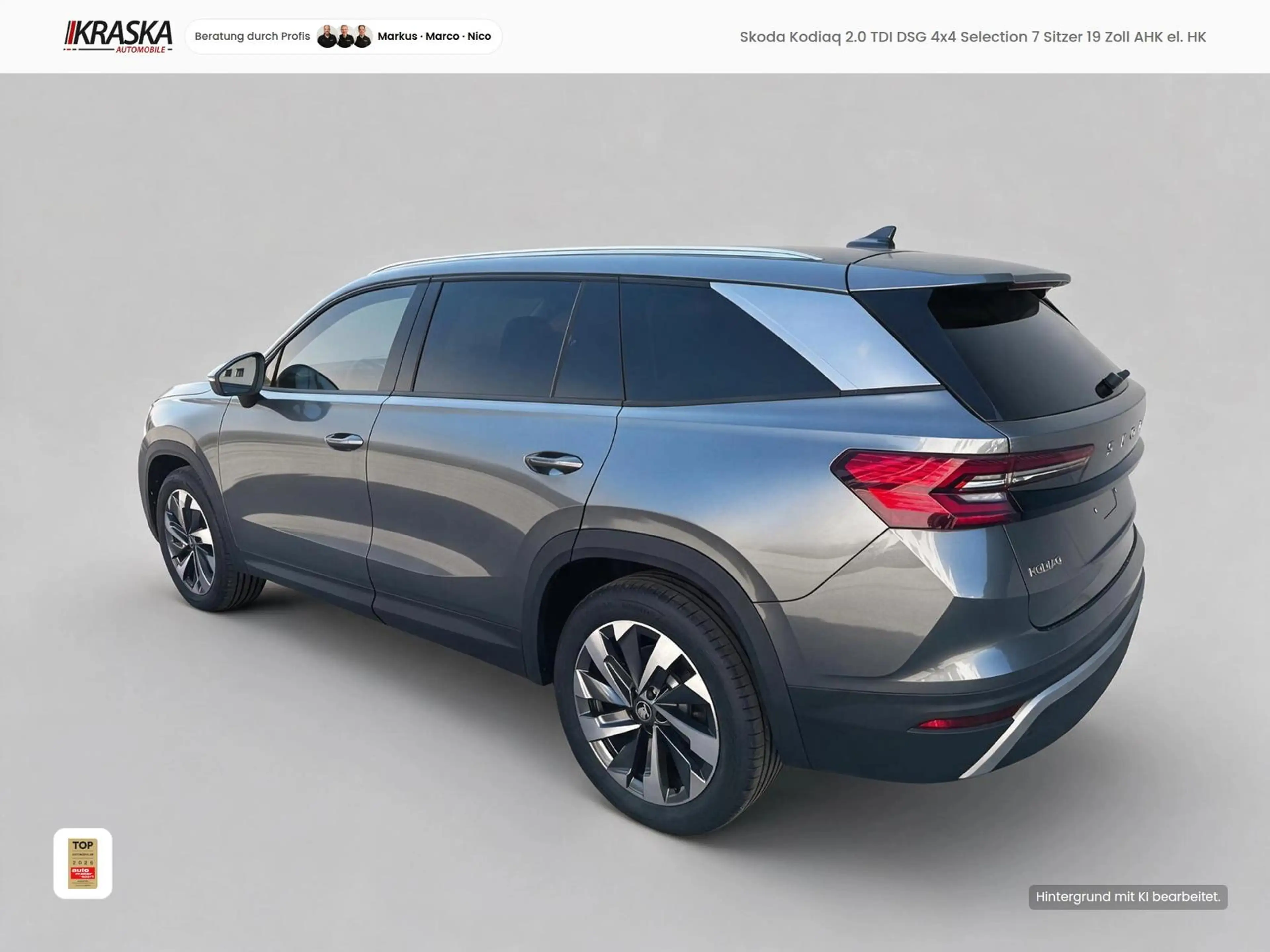 Skoda Kodiaq 2.0 TDI DSG 4x4 Selection 7 Sitzer AHK — photo 2
