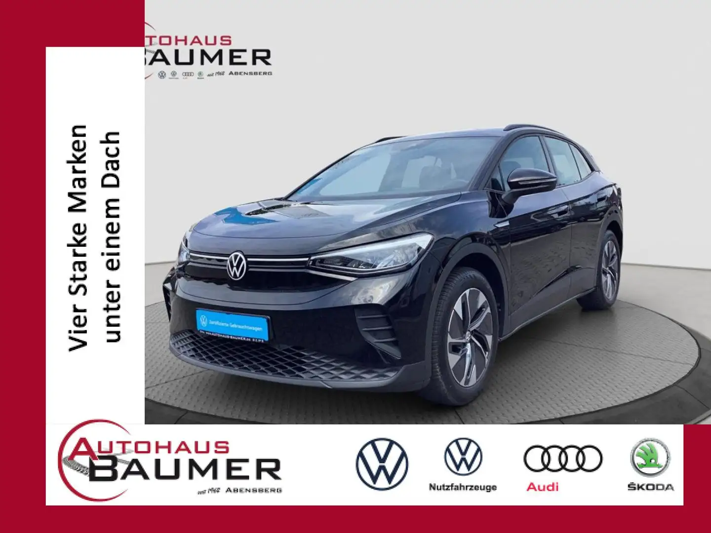 Volkswagen ID.4 Pure Performance Navi LED ACC PDC v+h Tel. Noir - 1