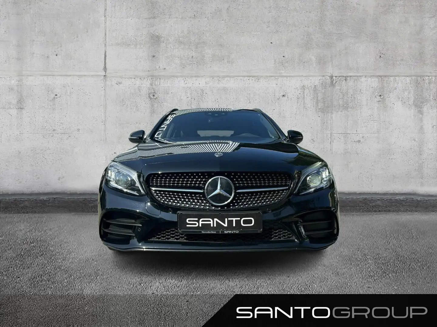 Mercedes-Benz C 220 C 220 d T-Modell AMG Line MULTIBEAM NAVI LEDER Schwarz - 2
