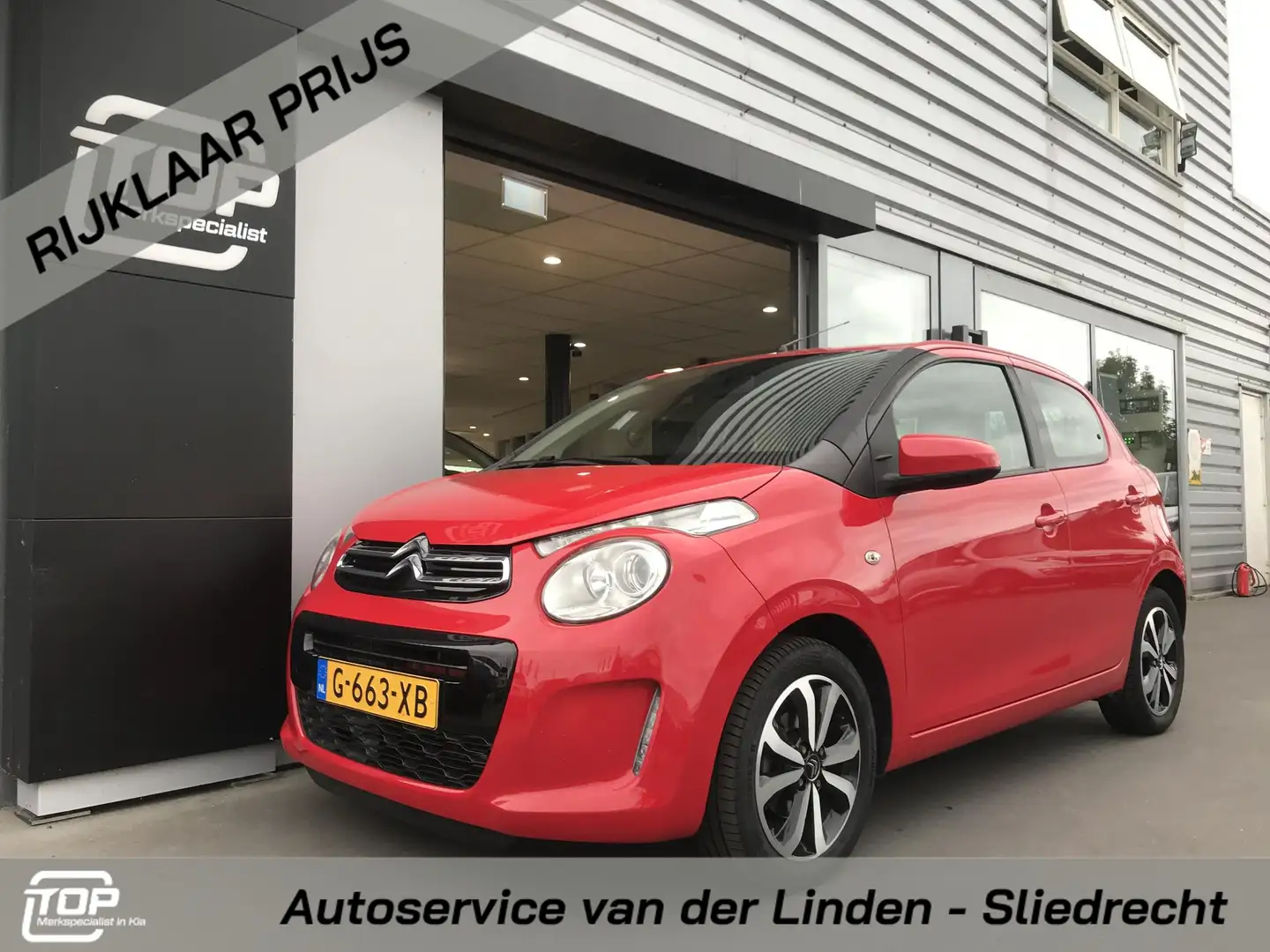 Citroen C1 1.2 PureTech Shine Rood - 1