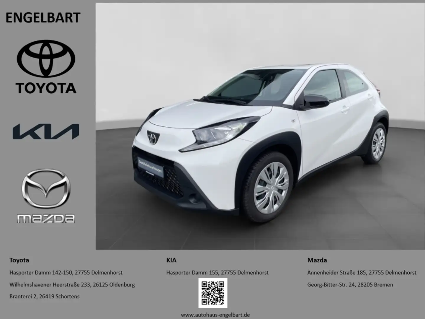 Toyota Aygo X Play Allwetterreifen Rückfahrkamera Weiß - 1