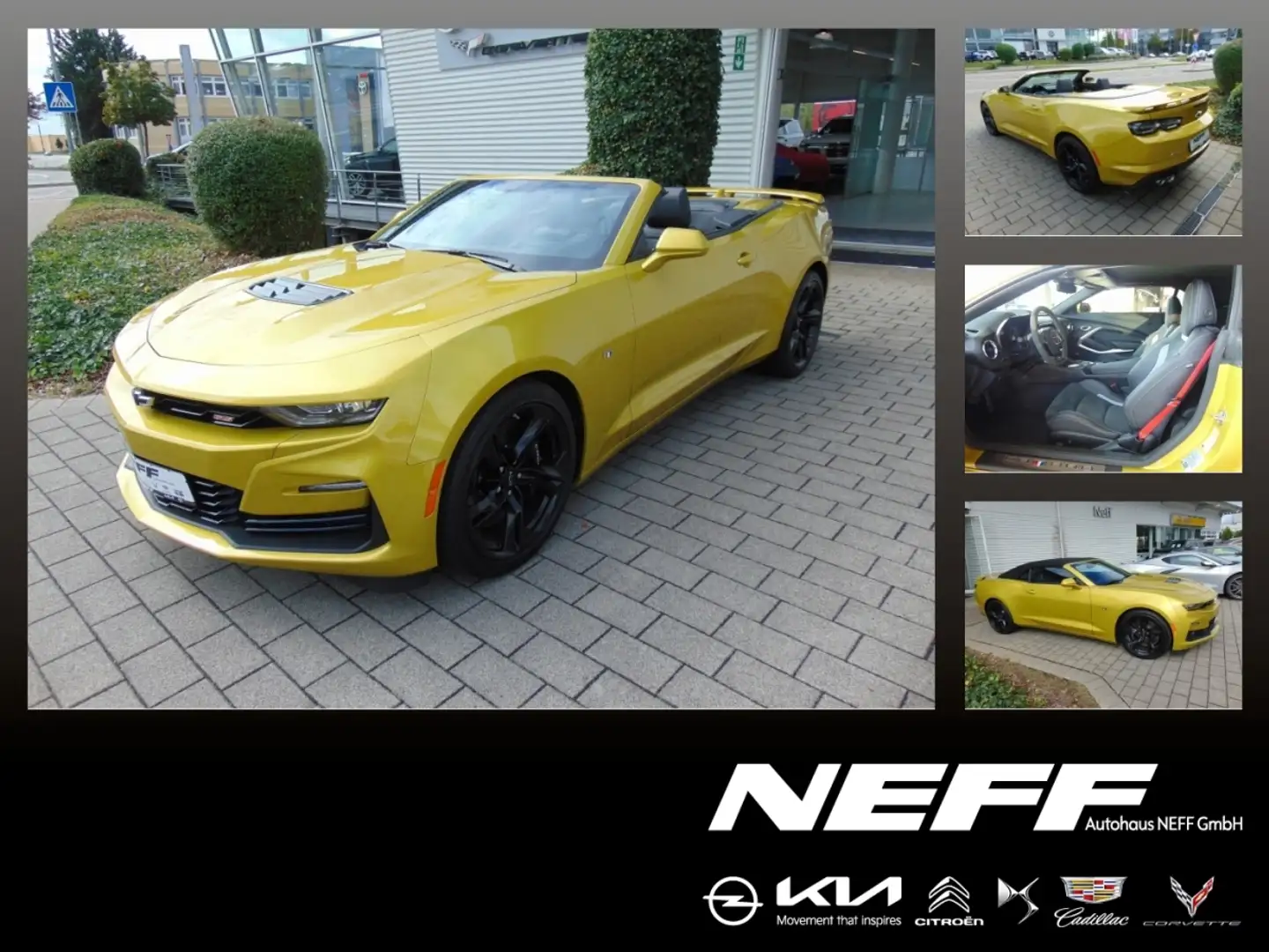 Chevrolet Camaro Cabrio 2SS 6.2 V8 Klappenauspuff Navi Jaune - 1