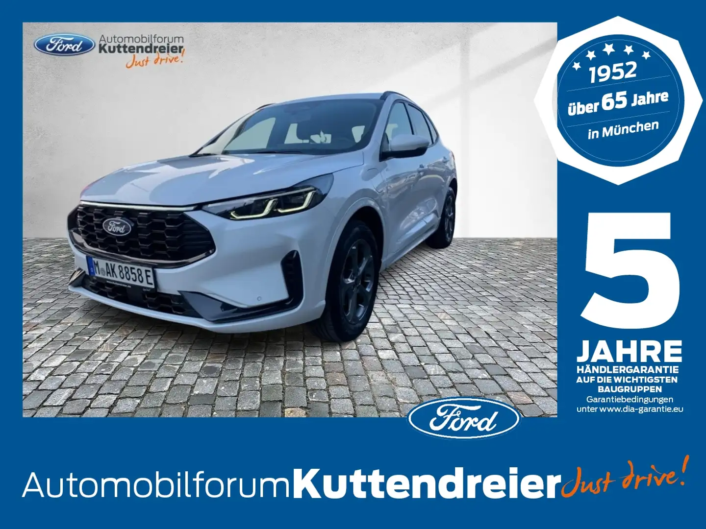 Ford Kuga 2.5 Duratec Plug-in-Hybrid PHEV ST-Line LM Weiß - 1