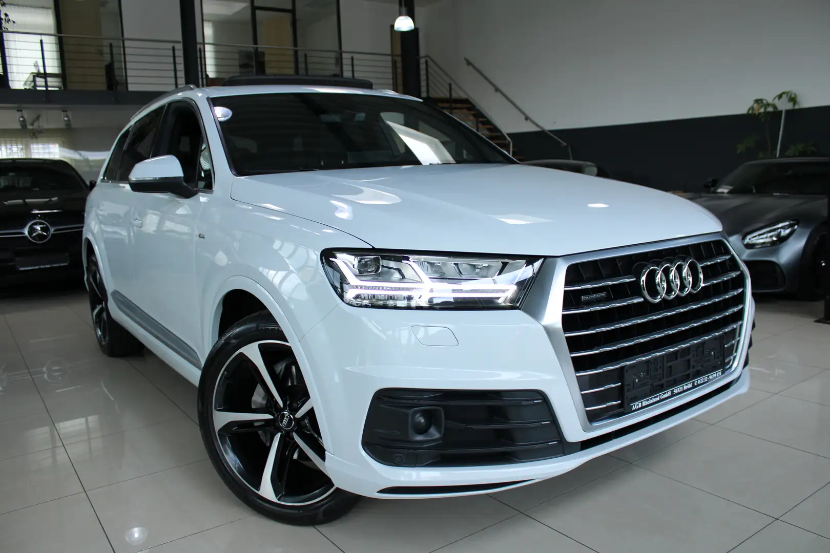 Audi Q7 50 TDI QUATTRO 286PS S-LINE SPORT PANO BOSE ALU21" Blanc - 2