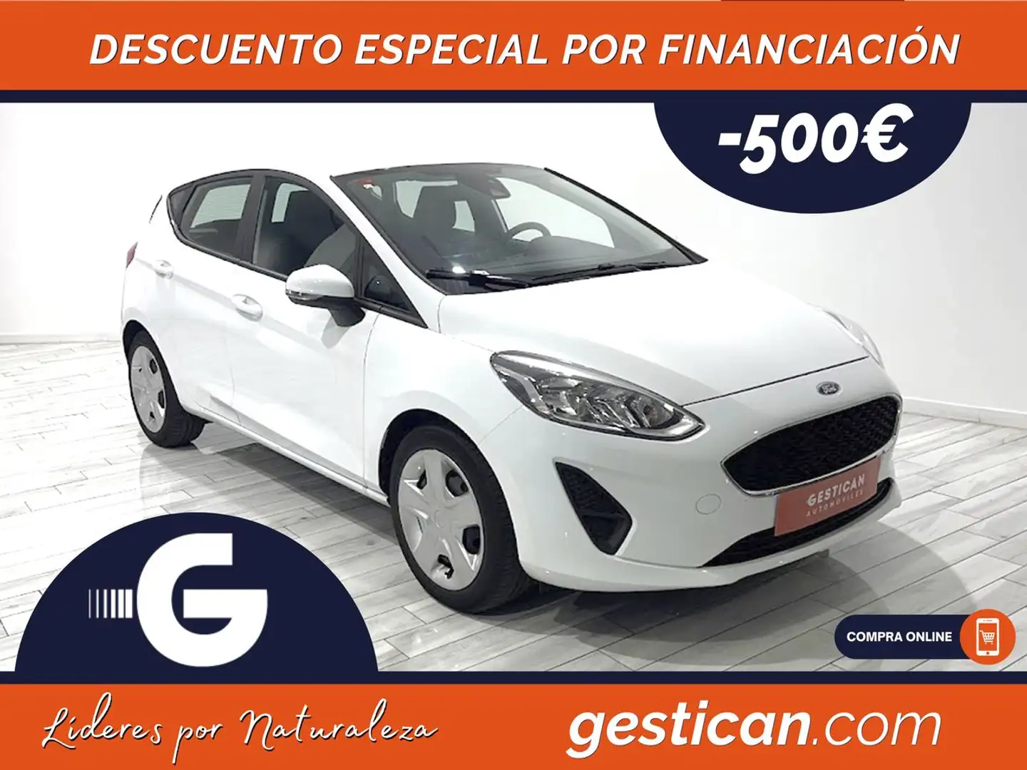 Ford Fiesta 1.5TDCi Active 85 Bianco - 1
