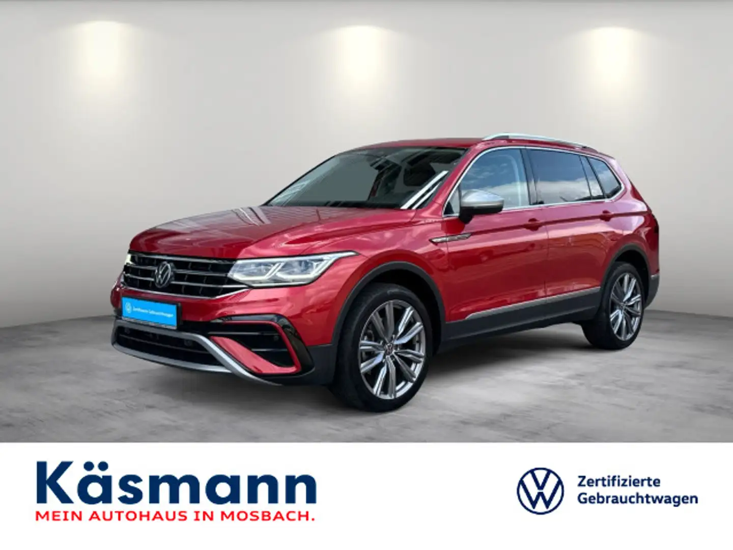 Volkswagen Tiguan Allspace Elegance 2.0TDI 4M AHK PANO HUD Rot - 1