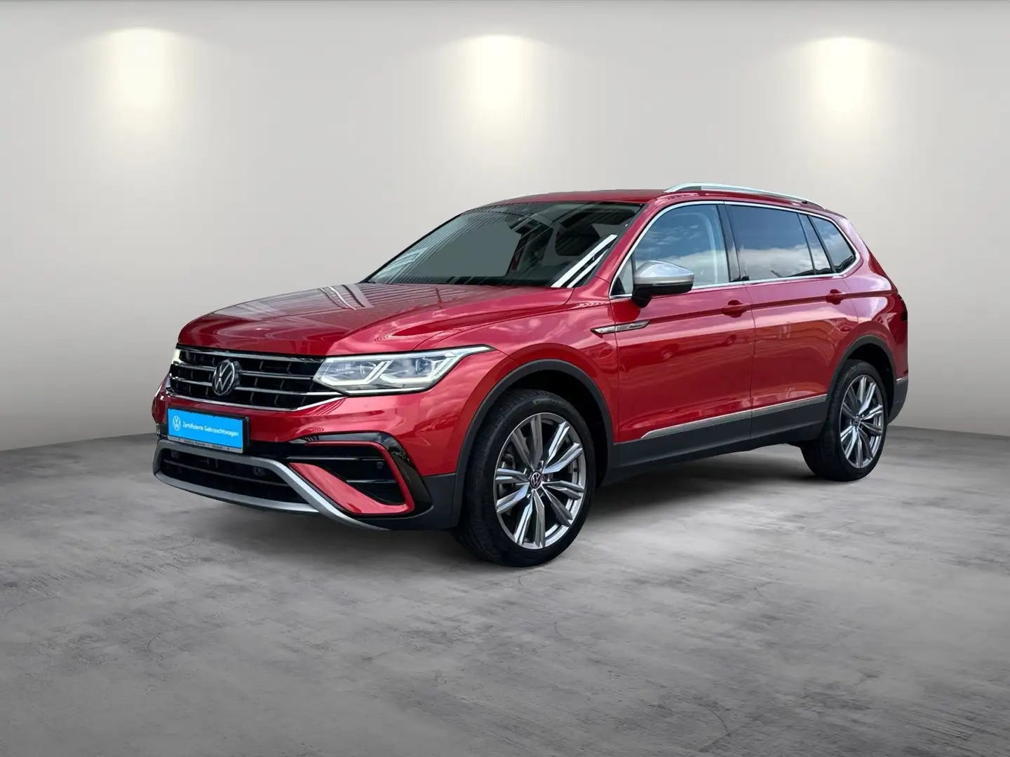 Volkswagen Tiguan Allspace Elegance 2.0TDI 4M AHK PANO HUD Rot - 2