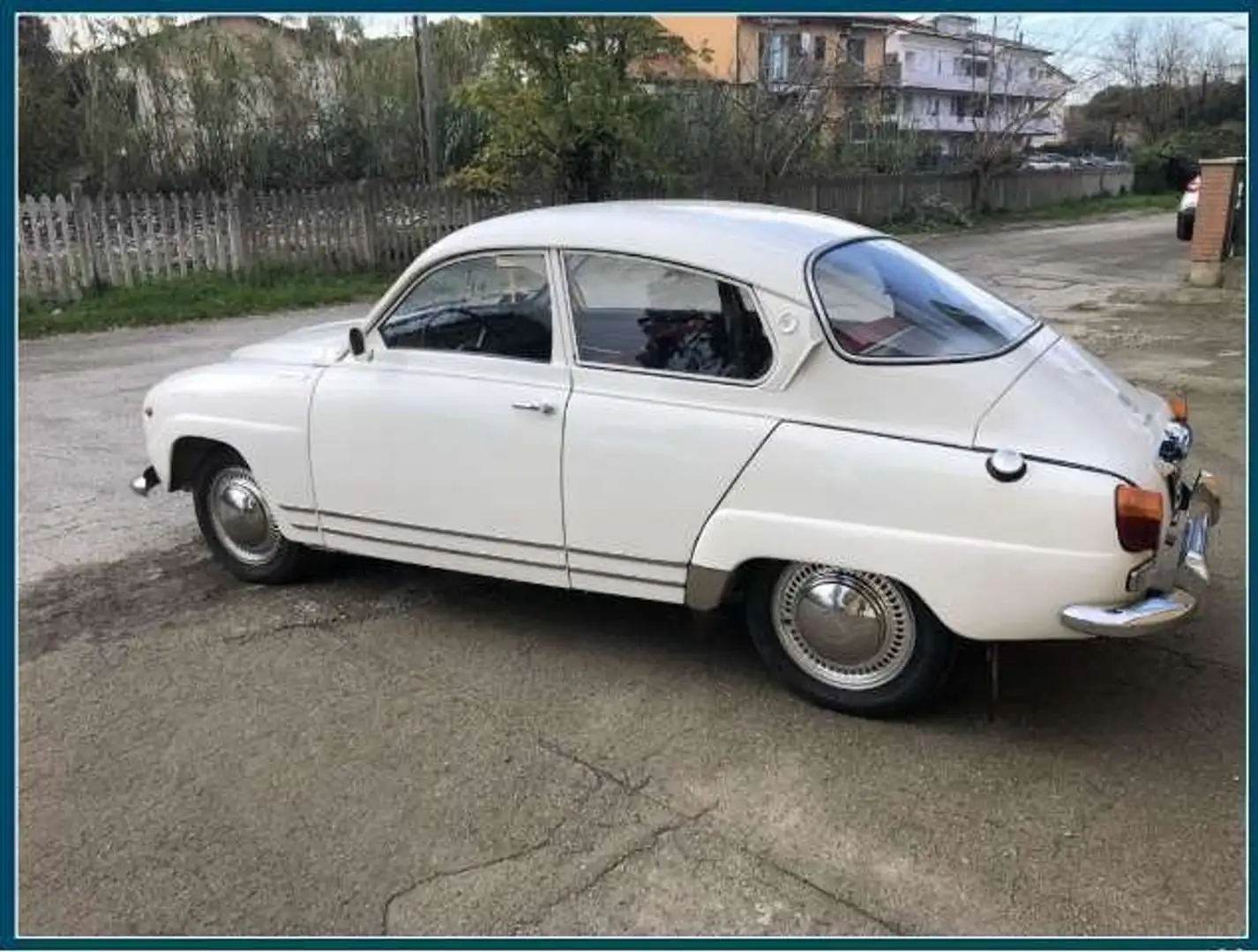 Saab 96 V4 DELUXE Blanc - 1