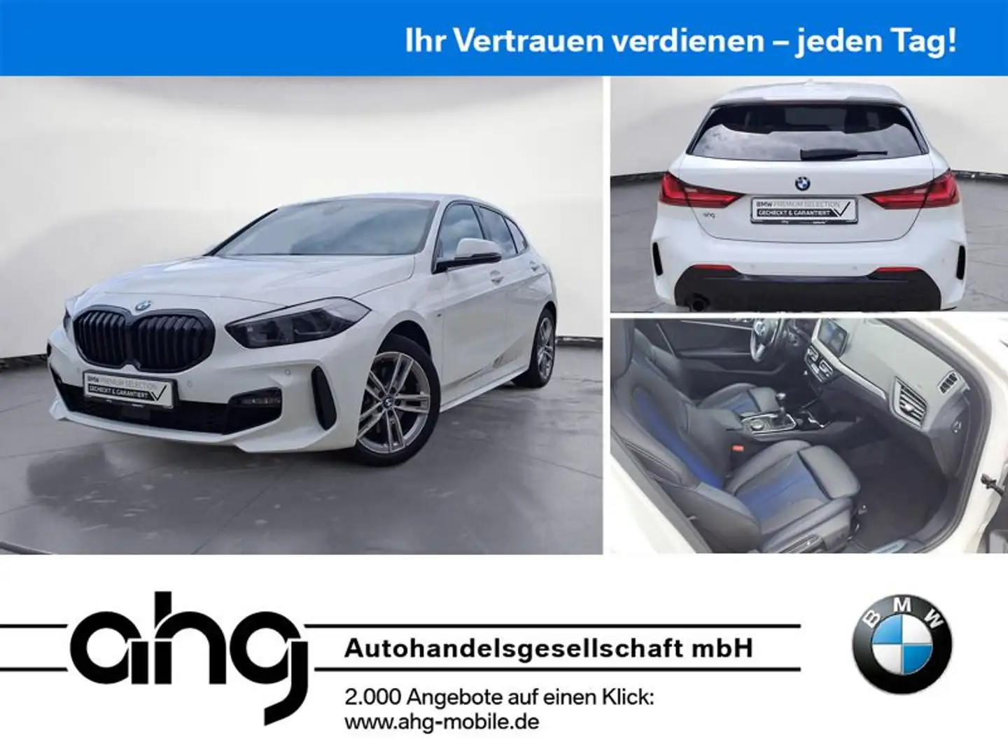 BMW 118 i M Sport Navi Head-Up PDC HiFi Adaptive-LED Weiß - 1