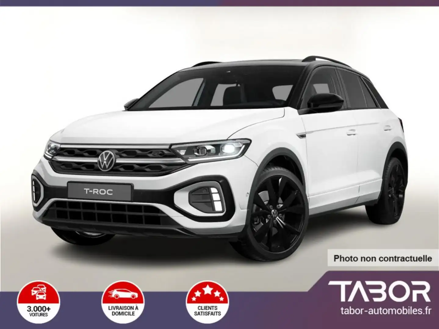 Volkswagen T-Roc 1.5 TSI 150 DSG R-Line Pano Blanc - 1