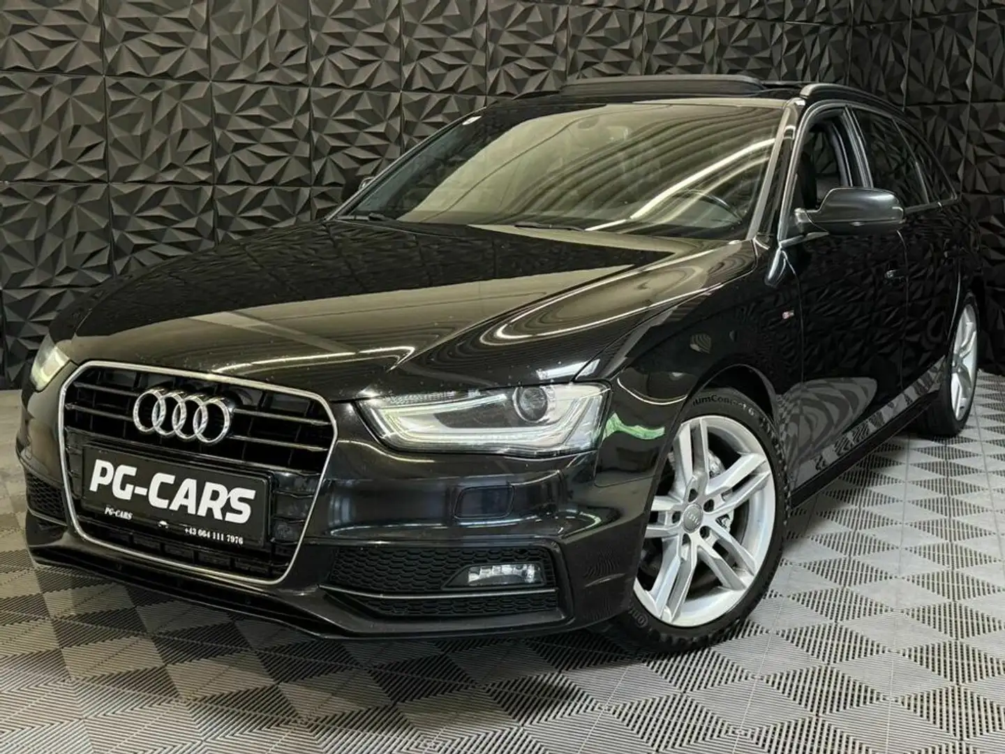 Audi A4 3.0 V6 TDI S line Sportpaket plus Negro - 2