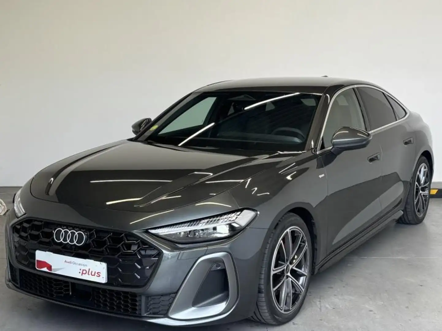Audi A5 2.0 TDI Hybride 204ch S line S tronic 7 Gris - 1