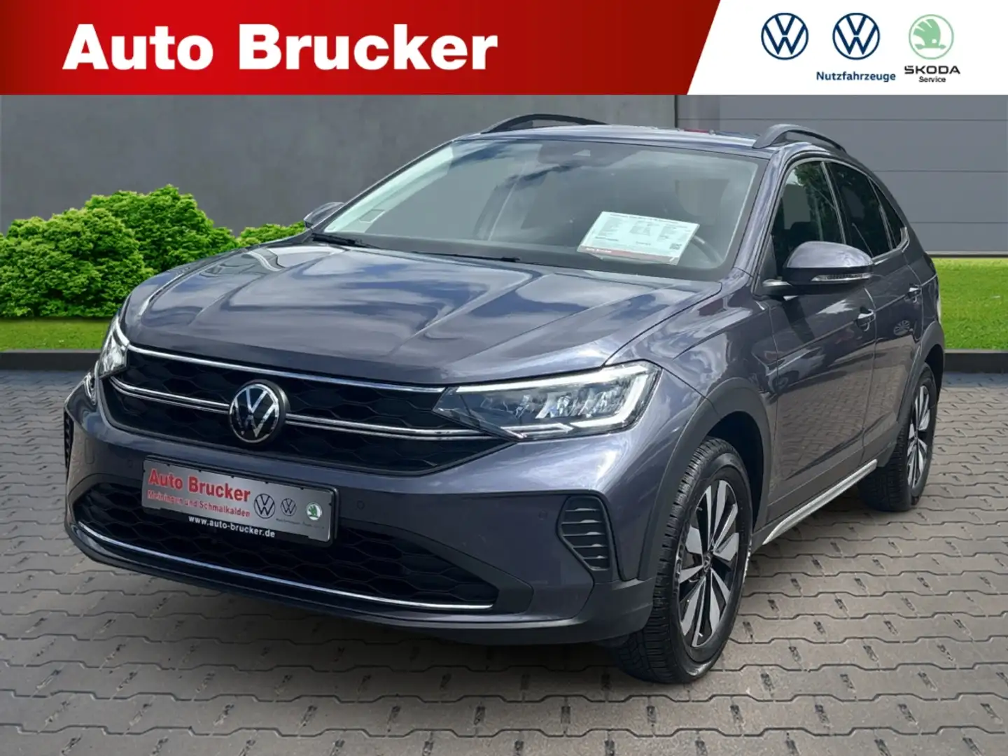 Volkswagen Taigo Move 1.0 TSI Abnehmbare Anhängerkupplung Klimaauto Grau - 1