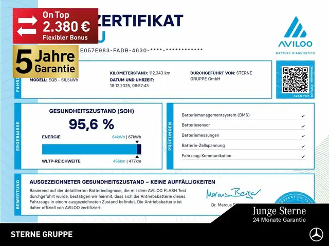 Mercedes-Benz EQB 300 EQB 300 4M Progressive Distr LED Ambi Navi Kam