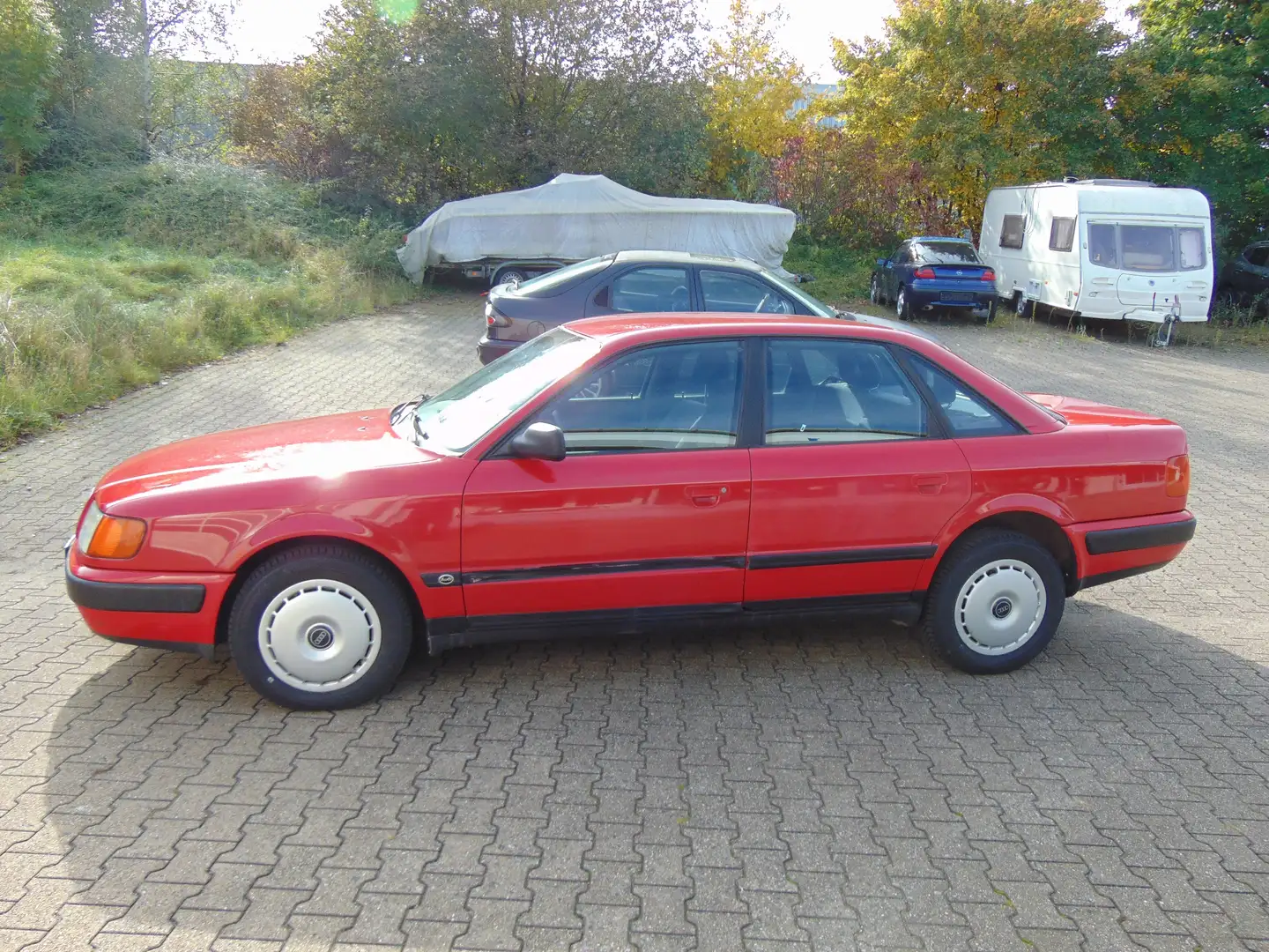 Audi 100 2.3 E, H- Zulassung Rot - 2