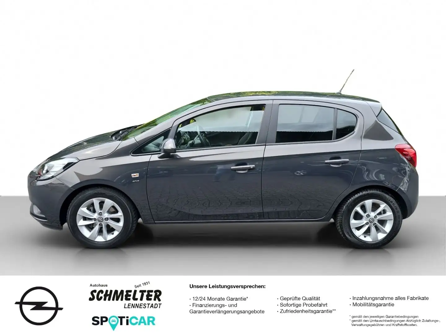 Opel Corsa E drive 5-türig Radio R 4.0, 1. Hand Gris - 2