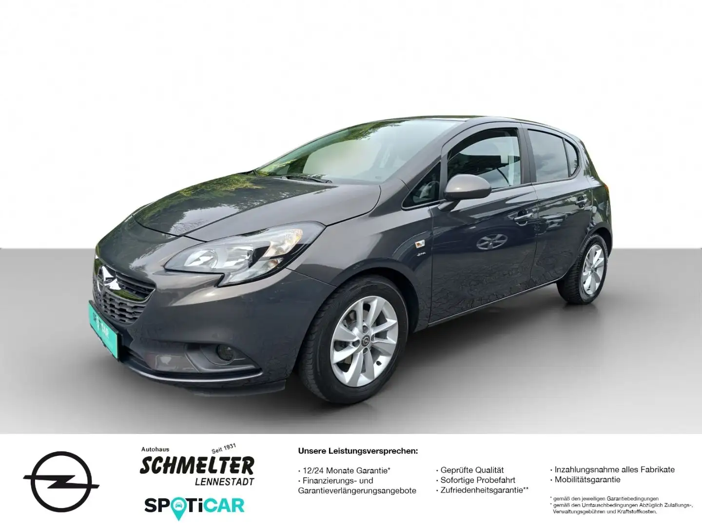 Opel Corsa E drive 5-türig Radio R 4.0, 1. Hand Gris - 1