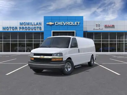 White 2026 Chevrolet Express Cargo Van Rear-Wheel Drive 8-Speed Automatic