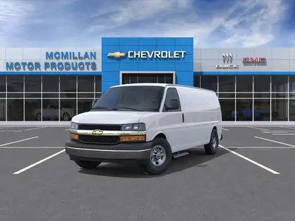 White 2026 Chevrolet Express Cargo Van Rear-Wheel Drive 8-Speed Automatic
