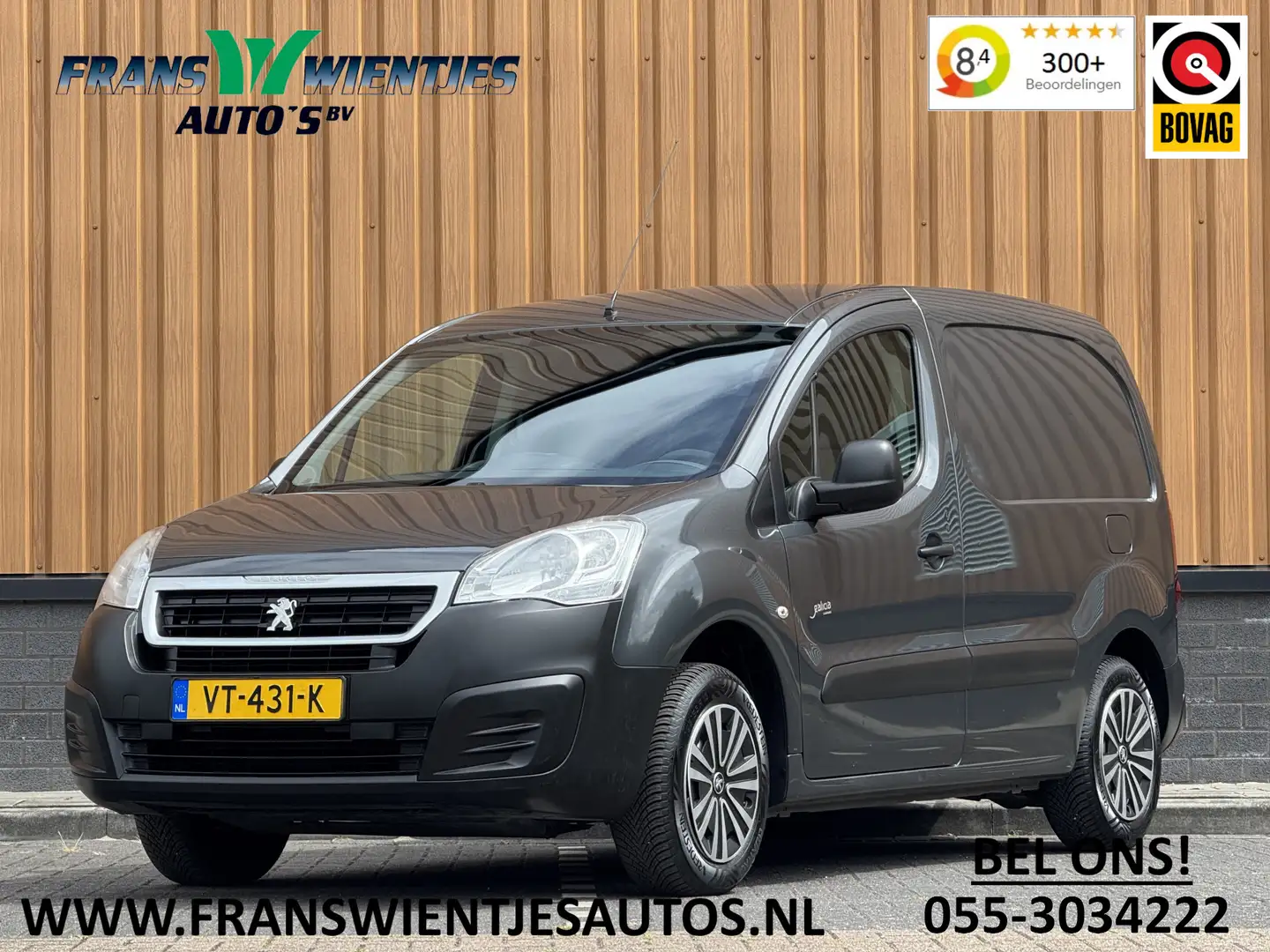 Peugeot Partner 120 1.6 HDi 75 L1 XR | 1e Eigenaar | 3 Persoons | Grijs - 1