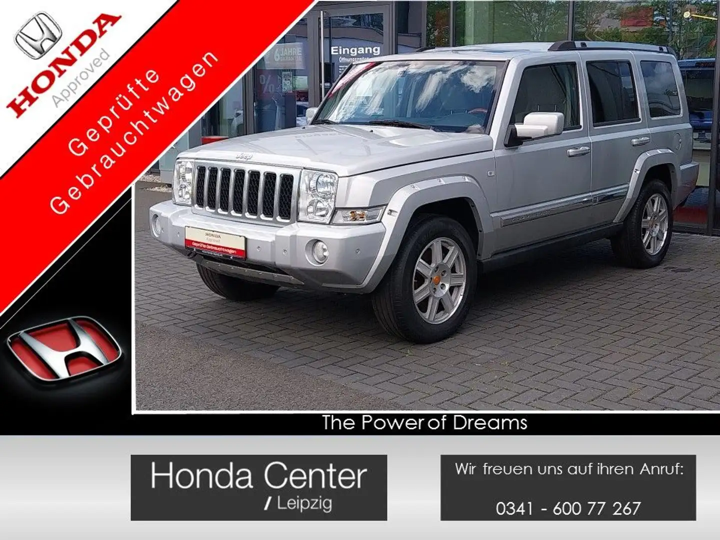 Jeep Commander 5.7 V8 Limited HEMI Autom. Overland Gas/Webasto Zilver - 1