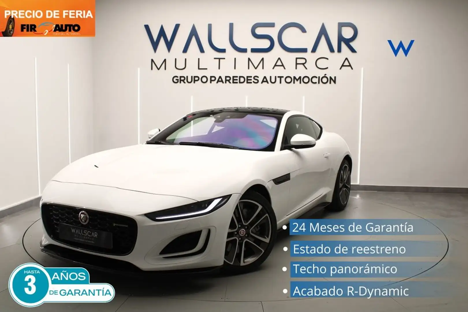 Jaguar F-Type 2.0 I4 300PS RWD Aut R-Dynamic Black Weiß - 1