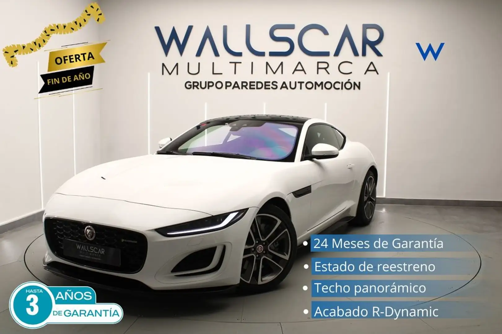 Jaguar F-Type 2.0 I4 300PS RWD Aut R-Dynamic Black Weiß - 1