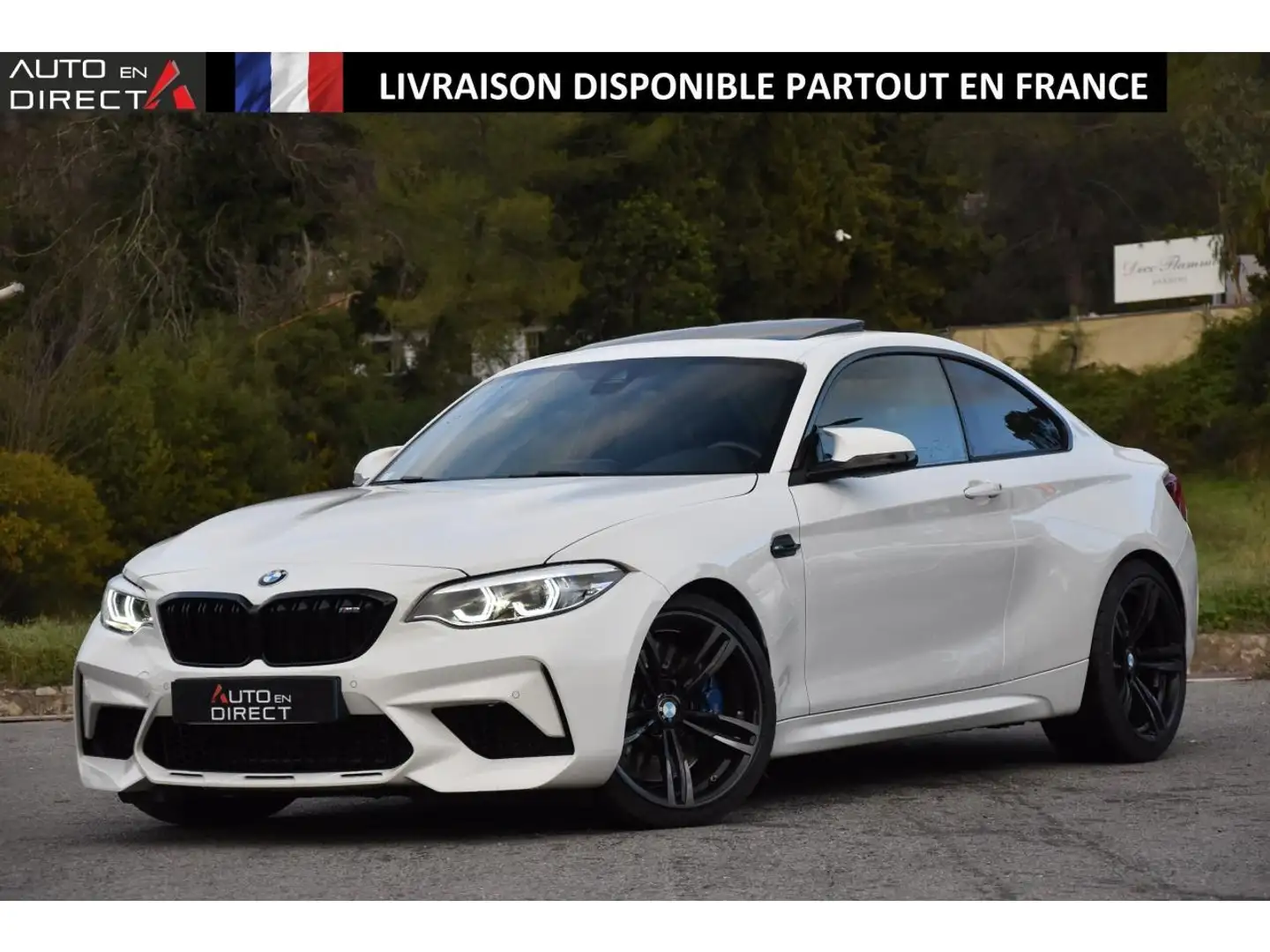BMW M2 M2 - BV DKG  COUPE F22 F87 LCI M2 Competition PHAS Blanc - 1