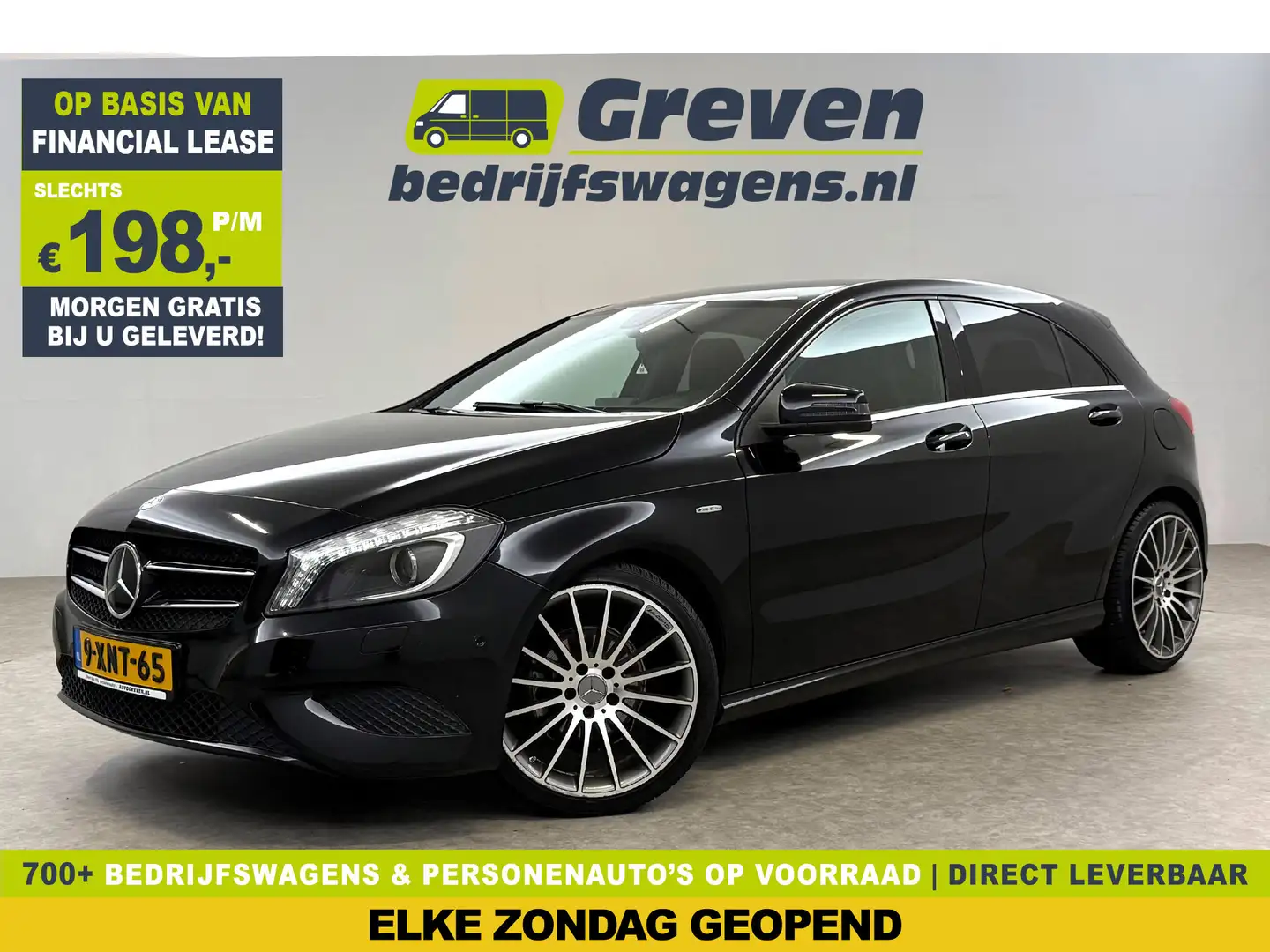 Mercedes-Benz A 180 CDI | LED | Airco | Cruise | Navi | Parkeersens. | Zwart - 1